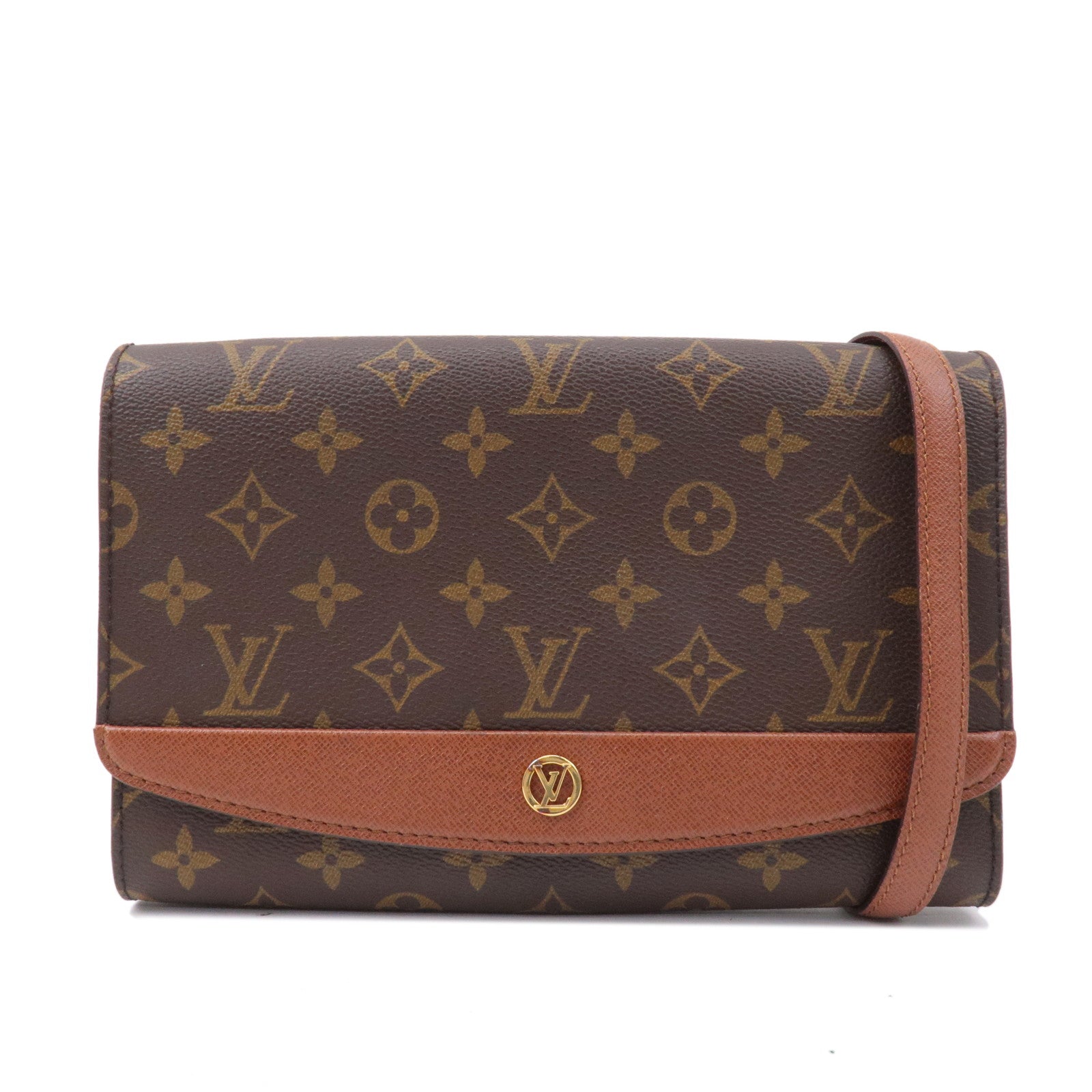 Louis Vuitton Monogram Bordeaux 24 Shoulder Bag Brown M51798