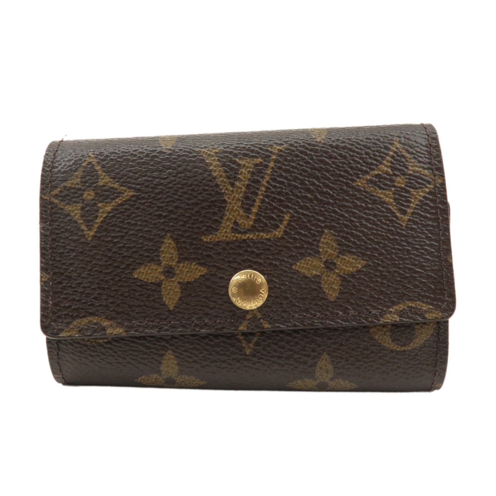 Louis-Vuitton-Monogram-Multicles-6-Key-Case-Brown-M62630