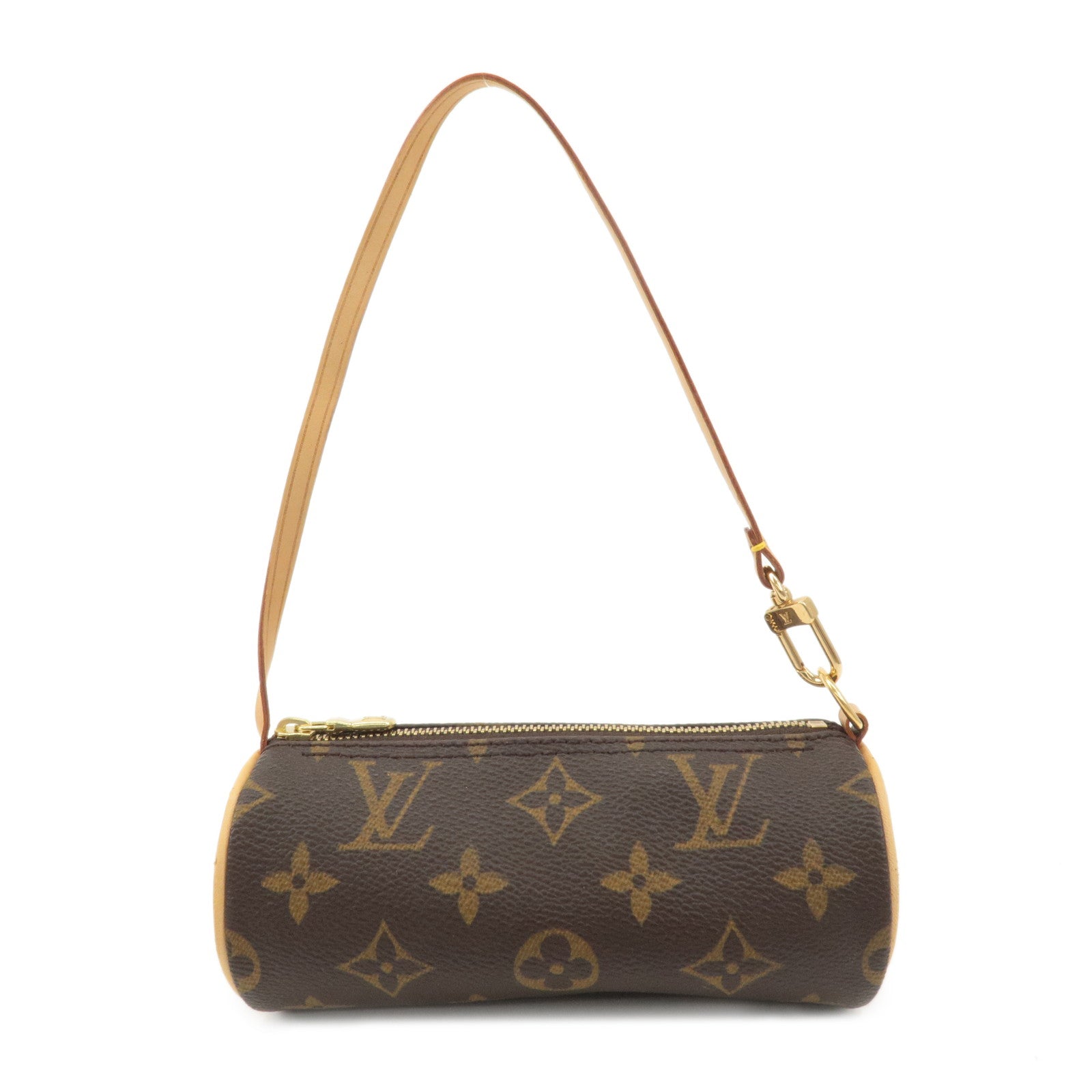 Louis Vuitton Monogram Mini Pouch for Papillon Bag New Style Brown