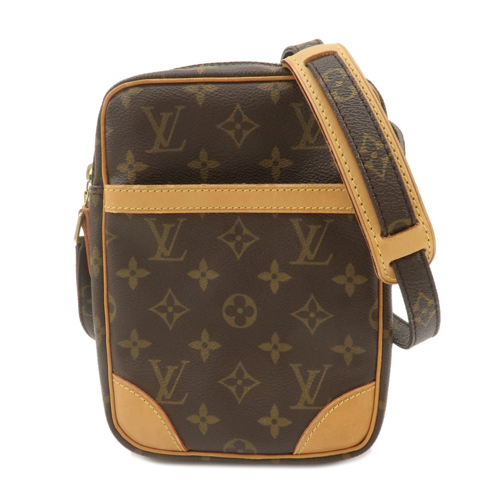 Louis Vuitton Monogram Danube Shoulder Bag Brown M45266