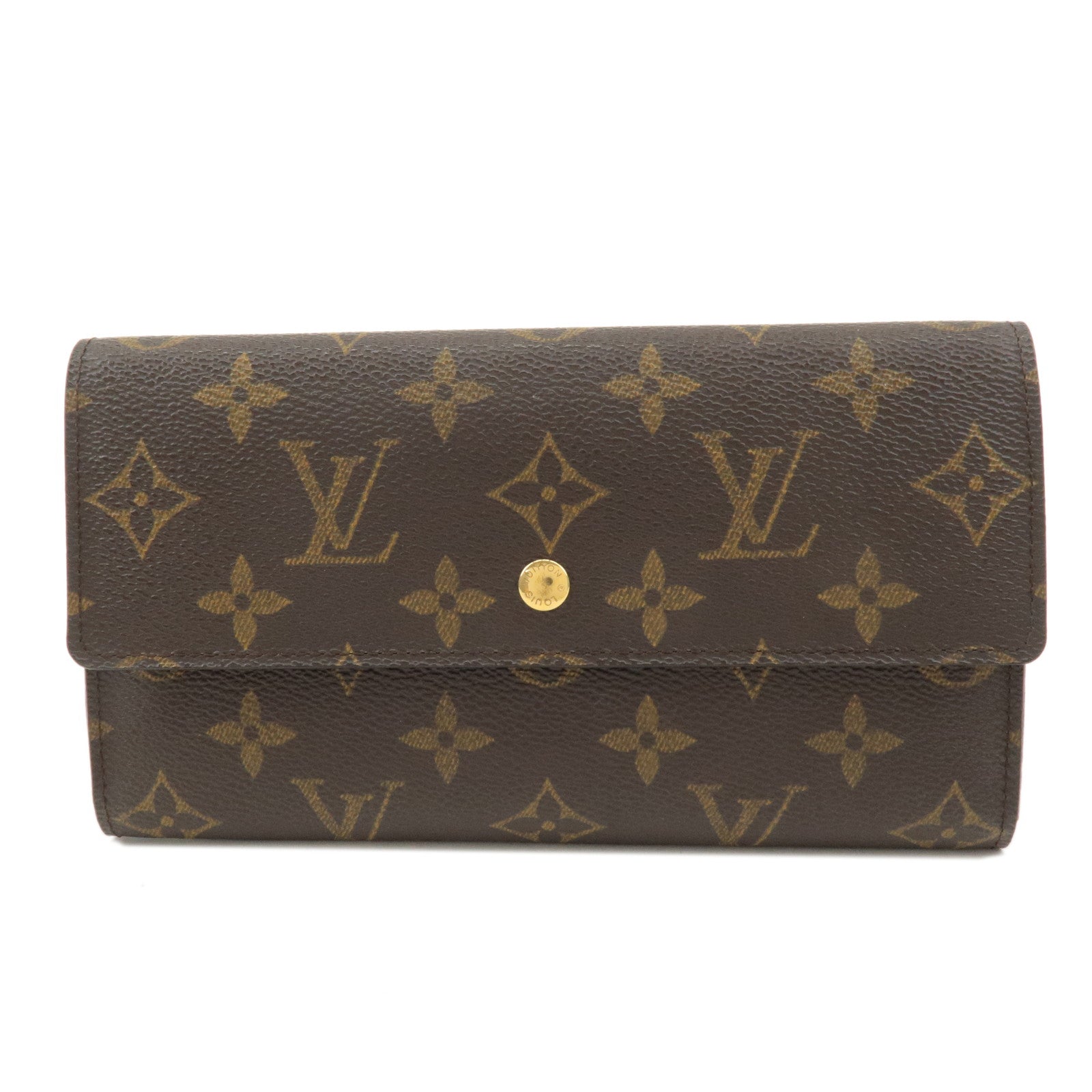 Louis Vuitton Monogram Porte Tresor International Wallet M61215