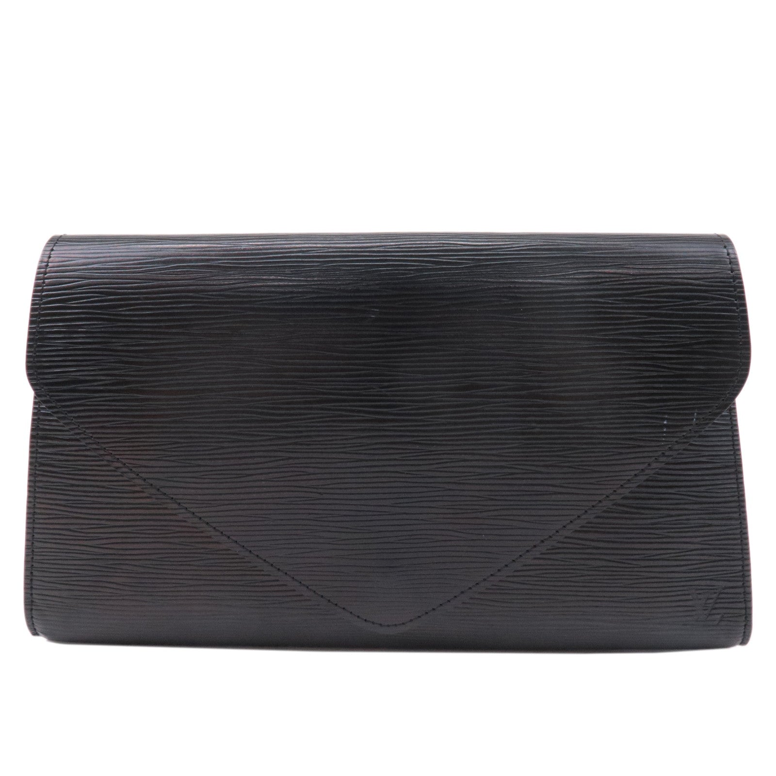 Louis-Vuitton-Epi-Arts-Deco-Clutch-Bag-Purse-Noir-M52632