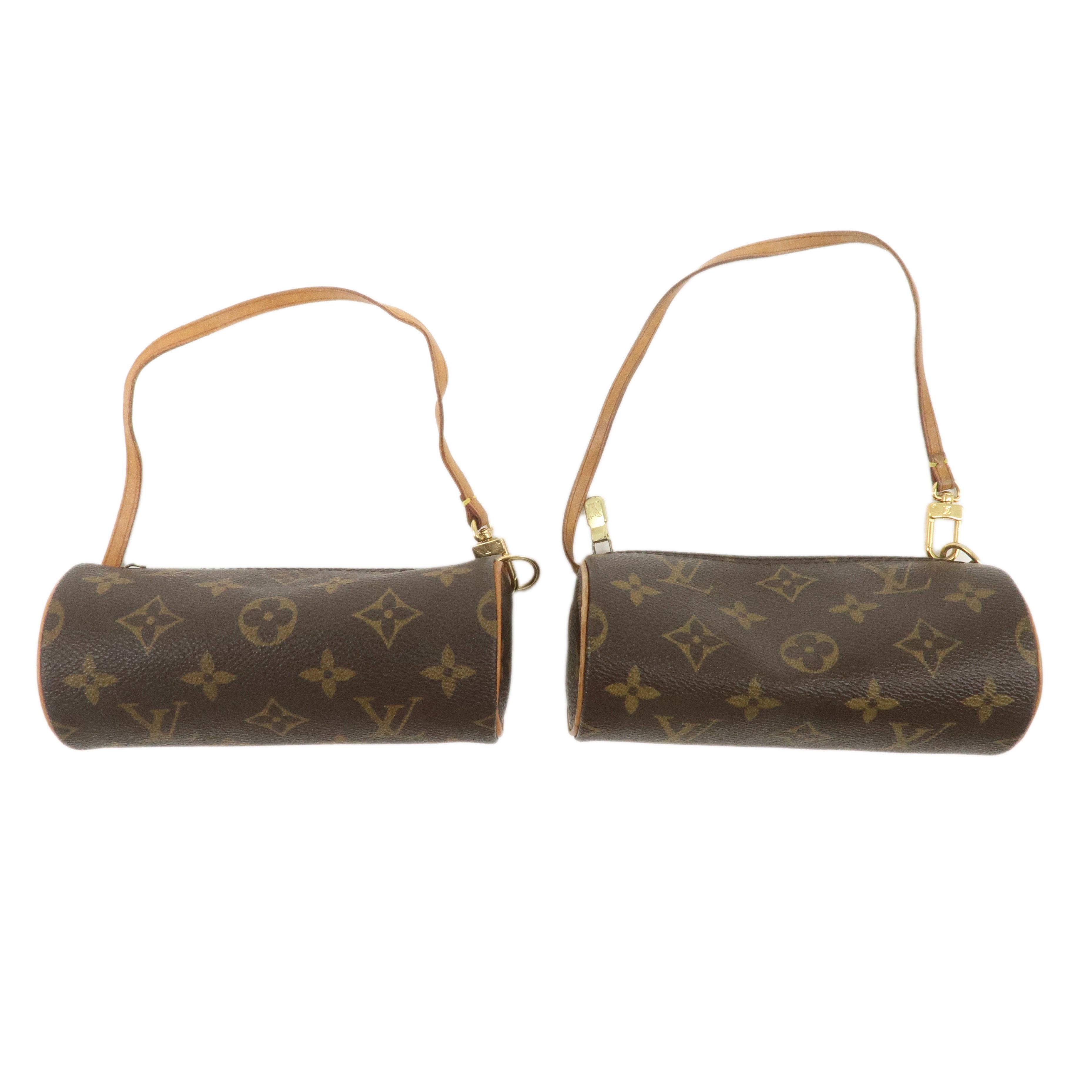 Louis Vuitton Monogram Set of 2 Papillon Pouch For Papillon Bag