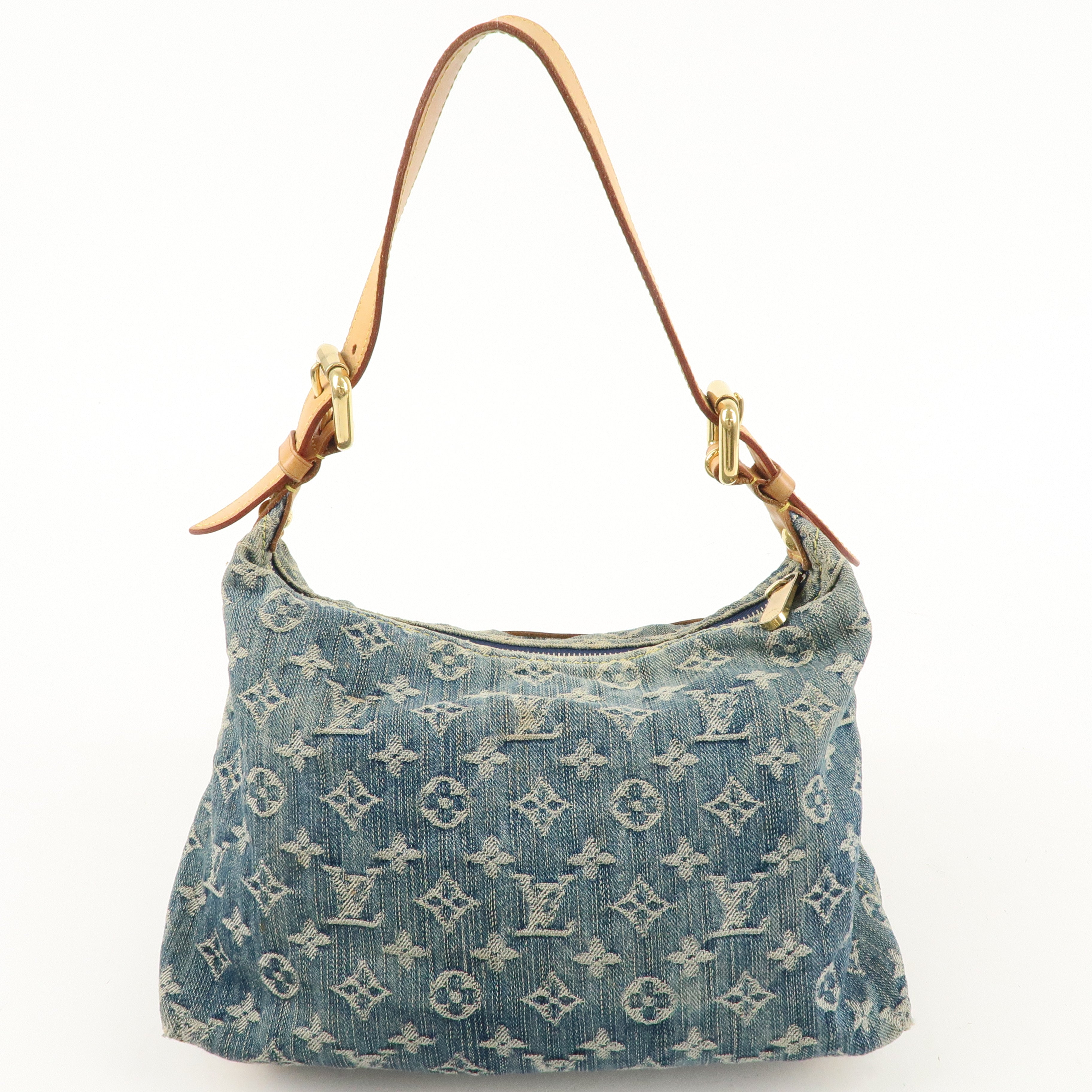 Louis Vuitton Monogram Denim Baggy PM Shoulder Bag M95049