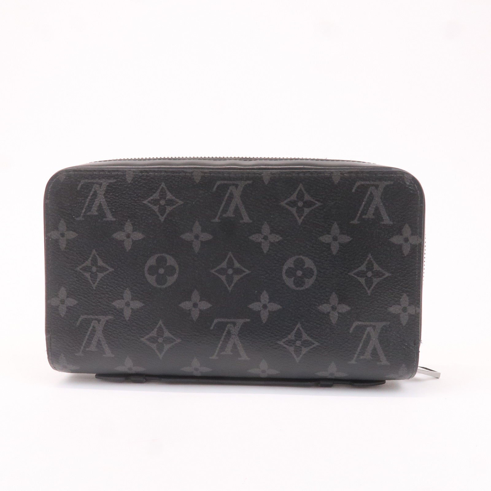 Louis Vuitton Monogram Eclipse Zippy XL Wallet Black M61698