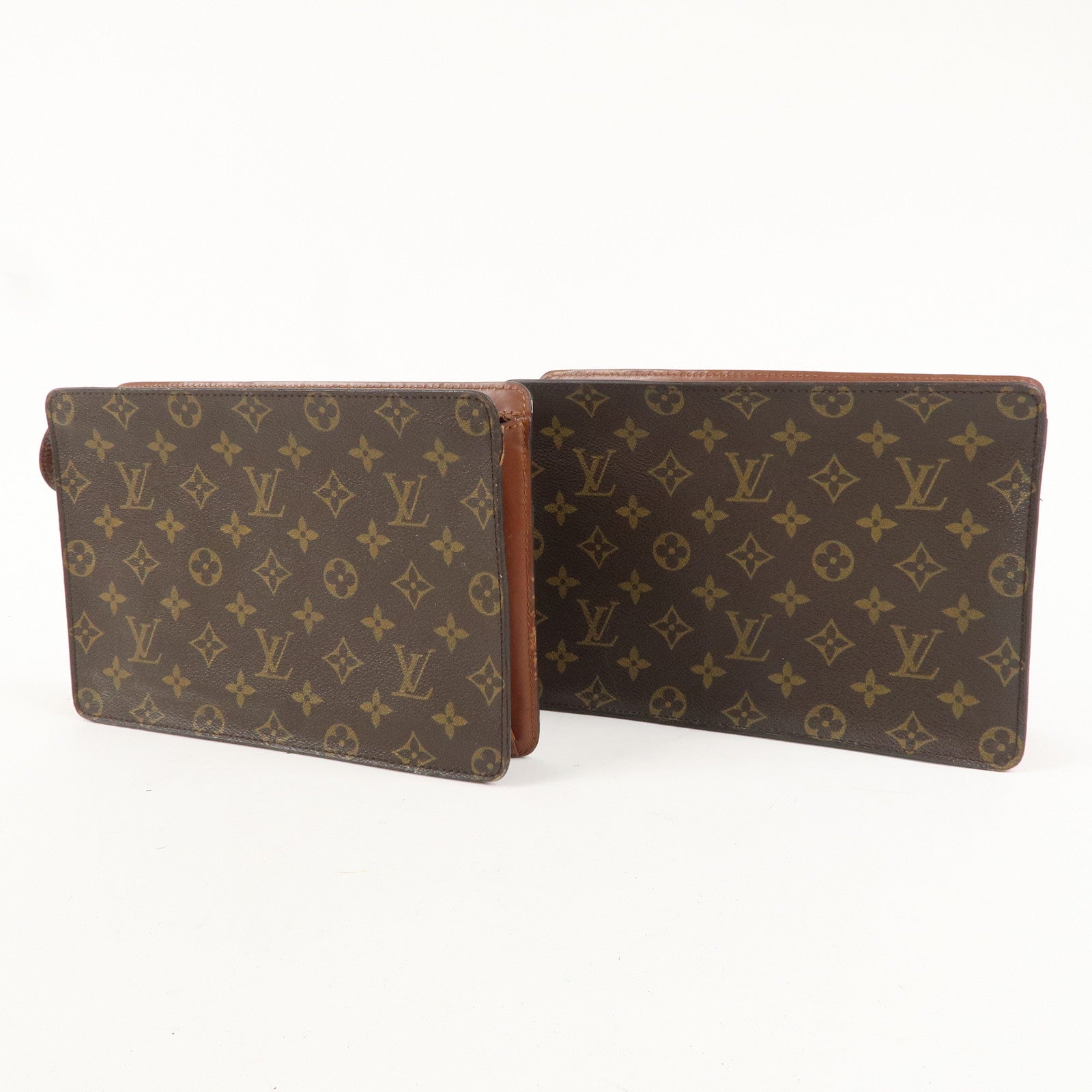 Louis Vuitton Set of 2 Monogram Pochette Homme Clutch Bag M51795