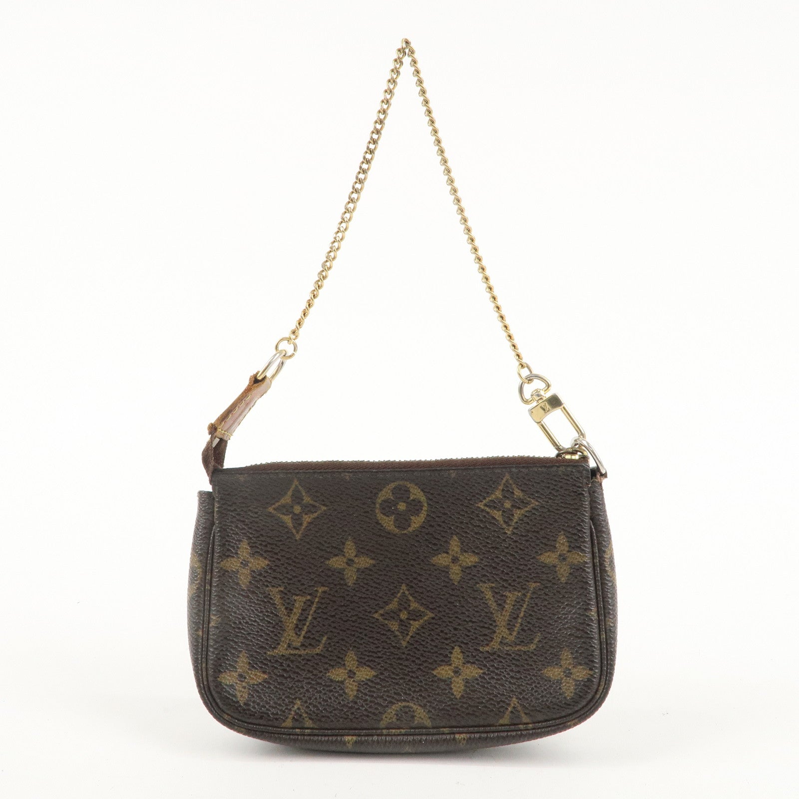 Louis Vuitton Monogram Mini Pochette Accessoires Brown M58009