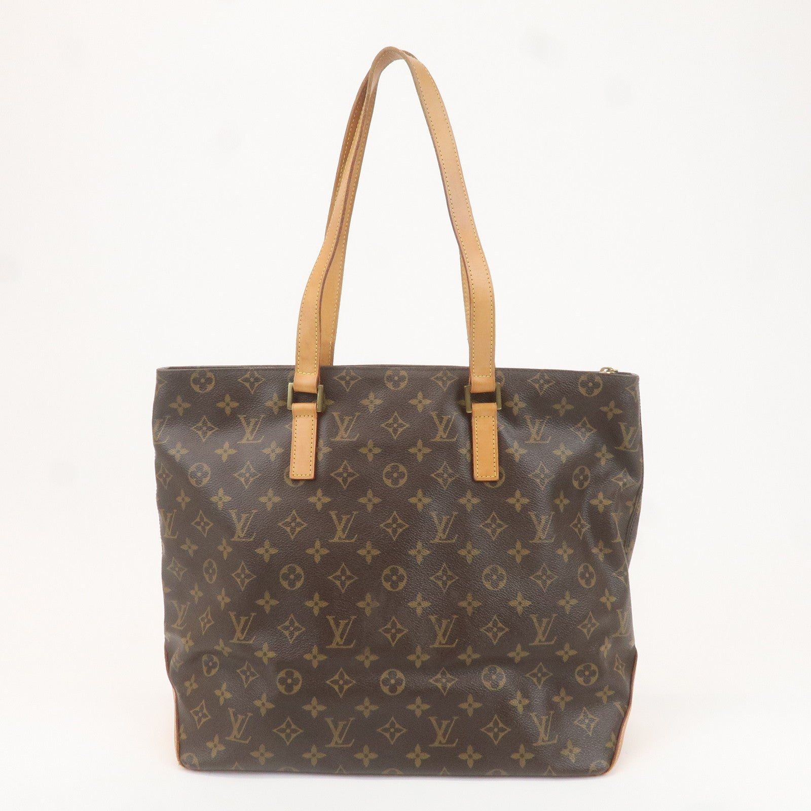 Louis Vuitton Monogram Cabas Mezzo Tote Bag Brown M51151