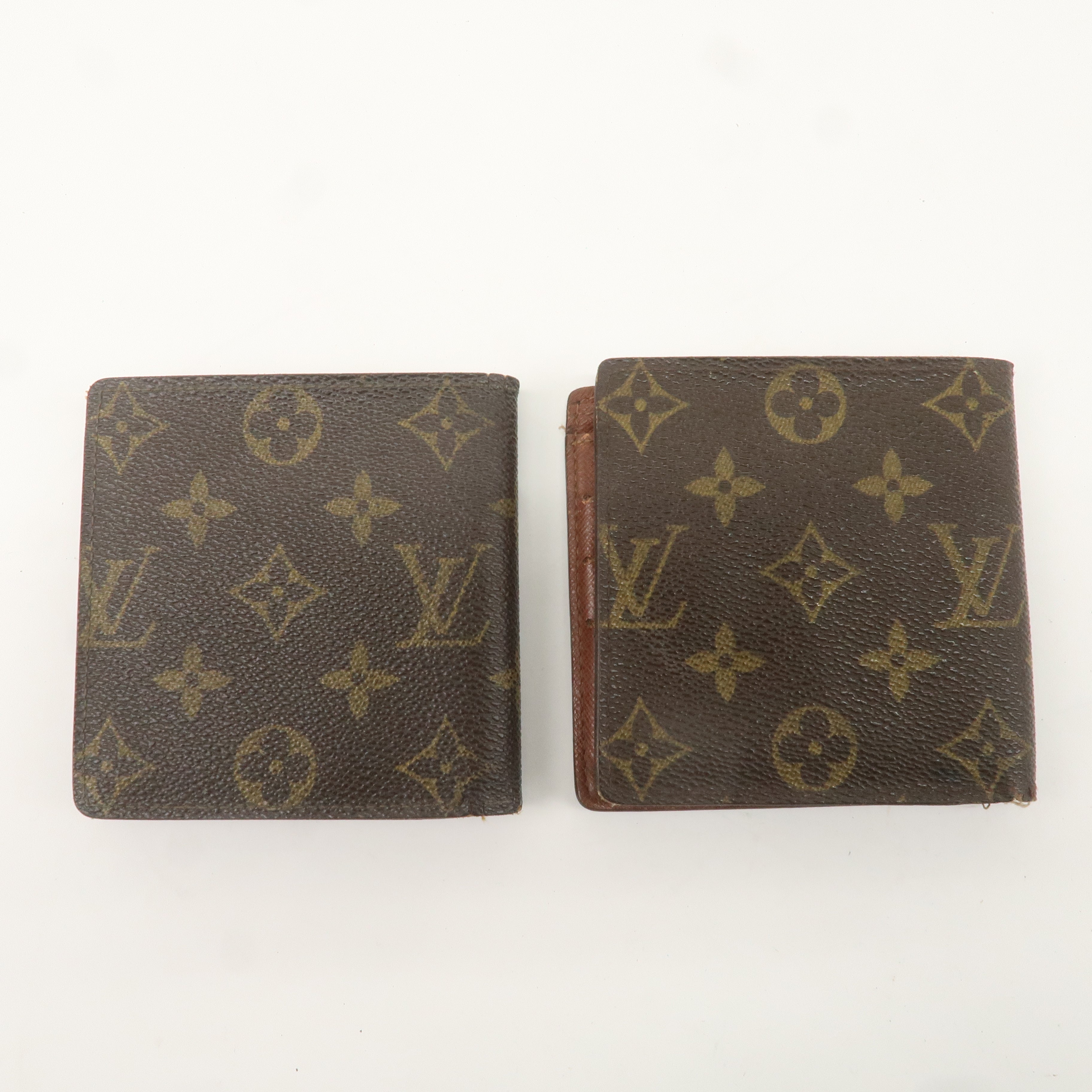 Louis Vuitton Monogram Set of 2 Portefeuille Marco Wallet M61675