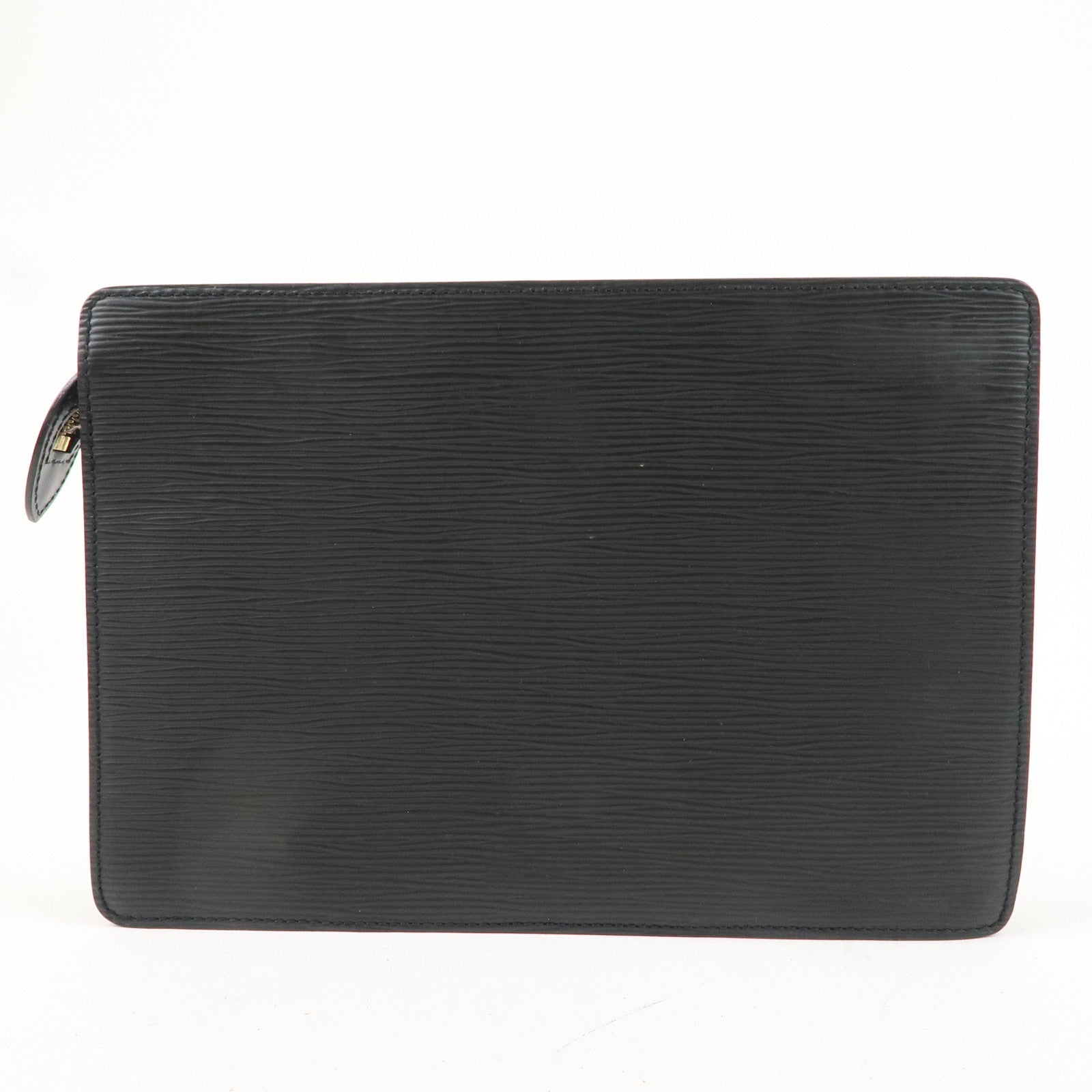 Louis Vuitton Epi Pochette Homme Clutch Bag Noir Black M52522