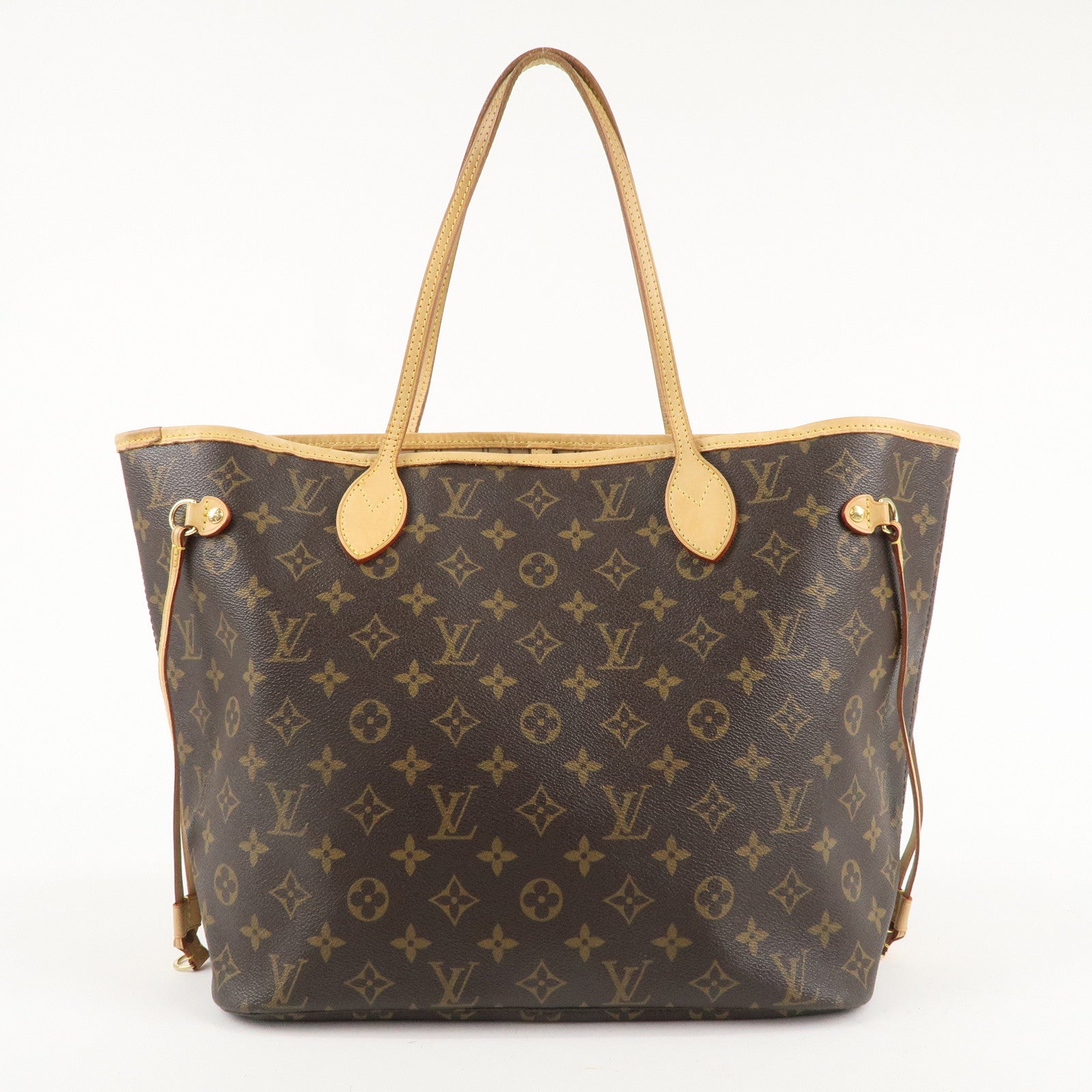 Louis Vuitton Monogram Neverfull MM Tote Bag Brown M40156