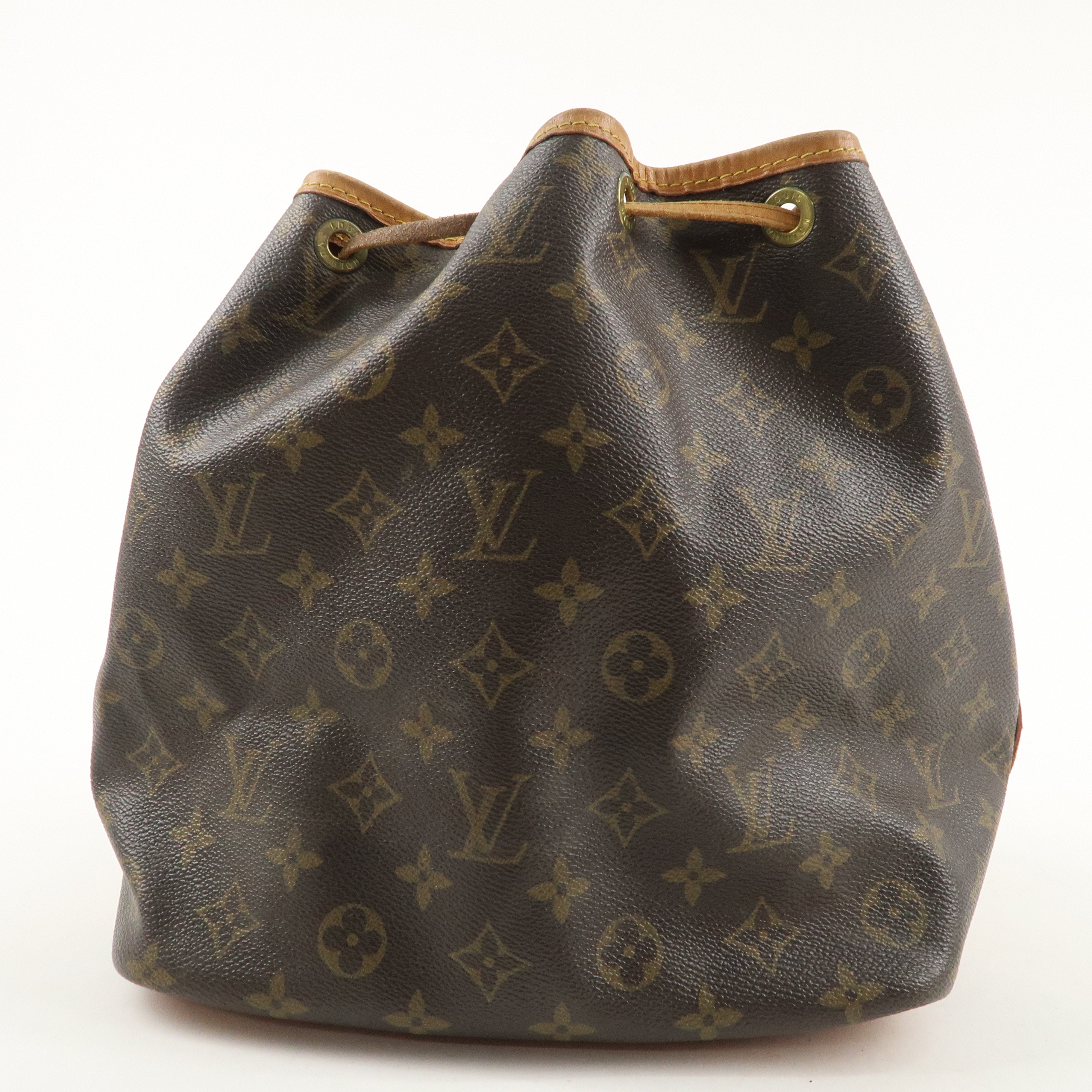 Louis Vuitton Monogram Petit Noe Shoulder Bag Brown M42226