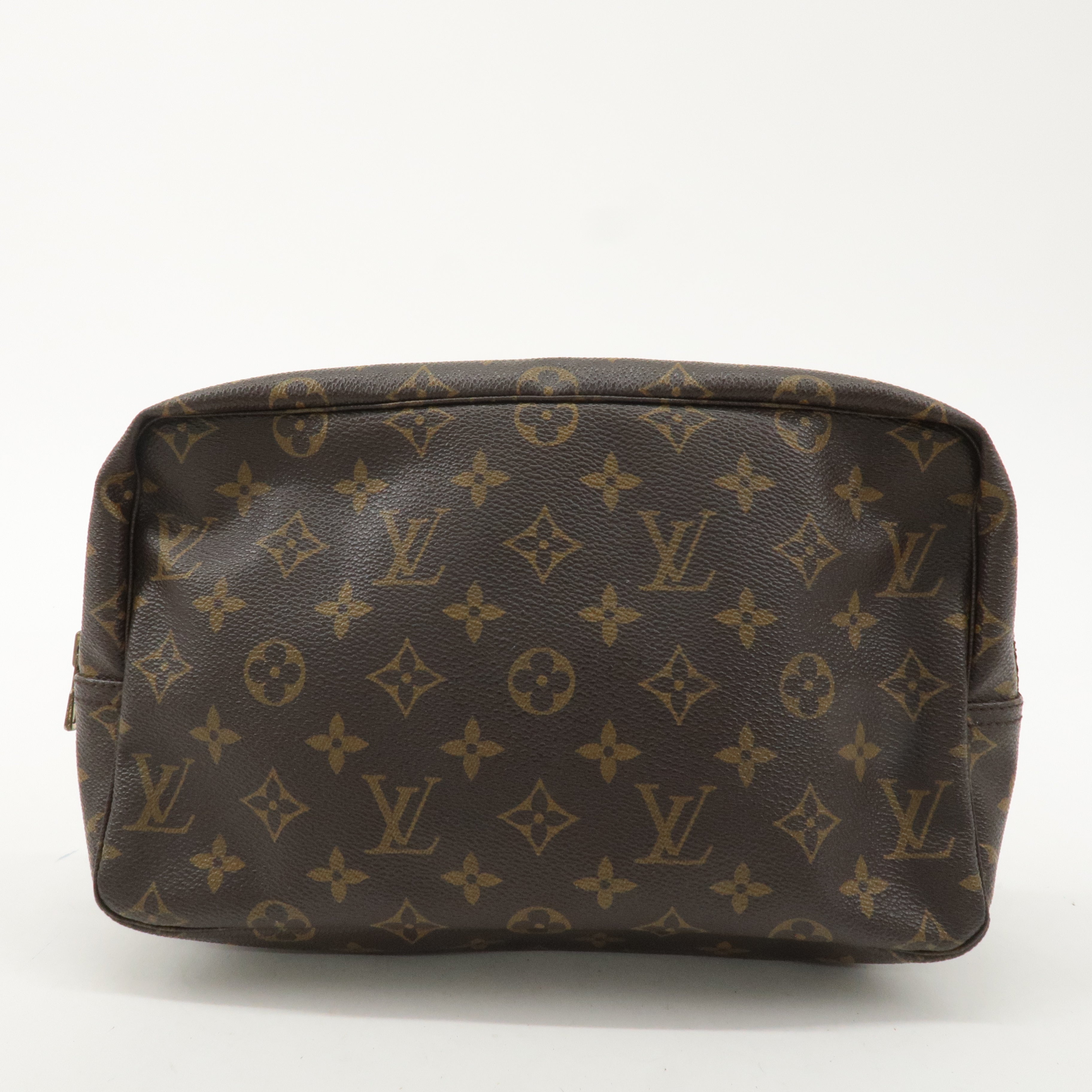 Louis Vuitton Monogram Trousse Toilette 28 Pouch Brown M47522