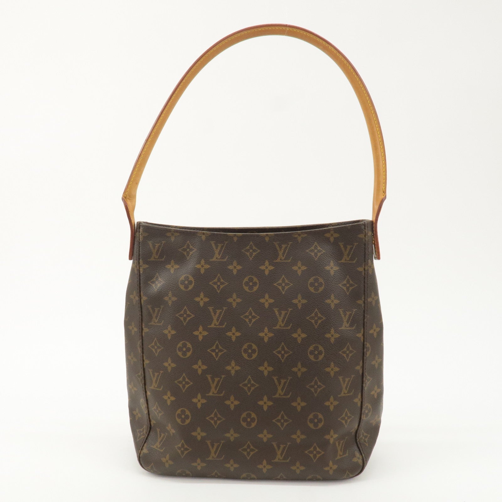 Louis Vuitton Monogram Looping GM Shoulder Bag Brown M51145