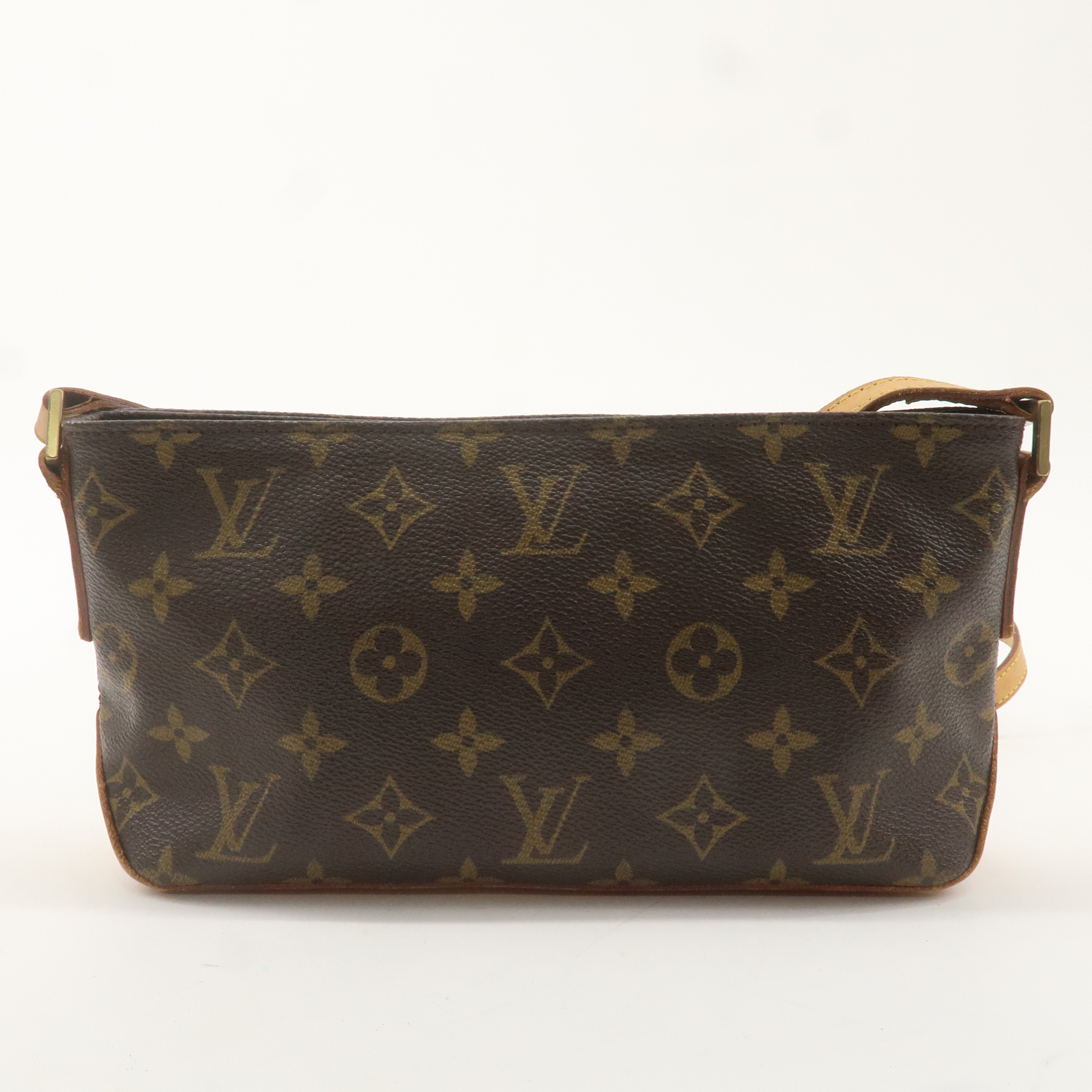 Louis Vuitton Monogram Trotteur Shoulder Bag Brown M51240