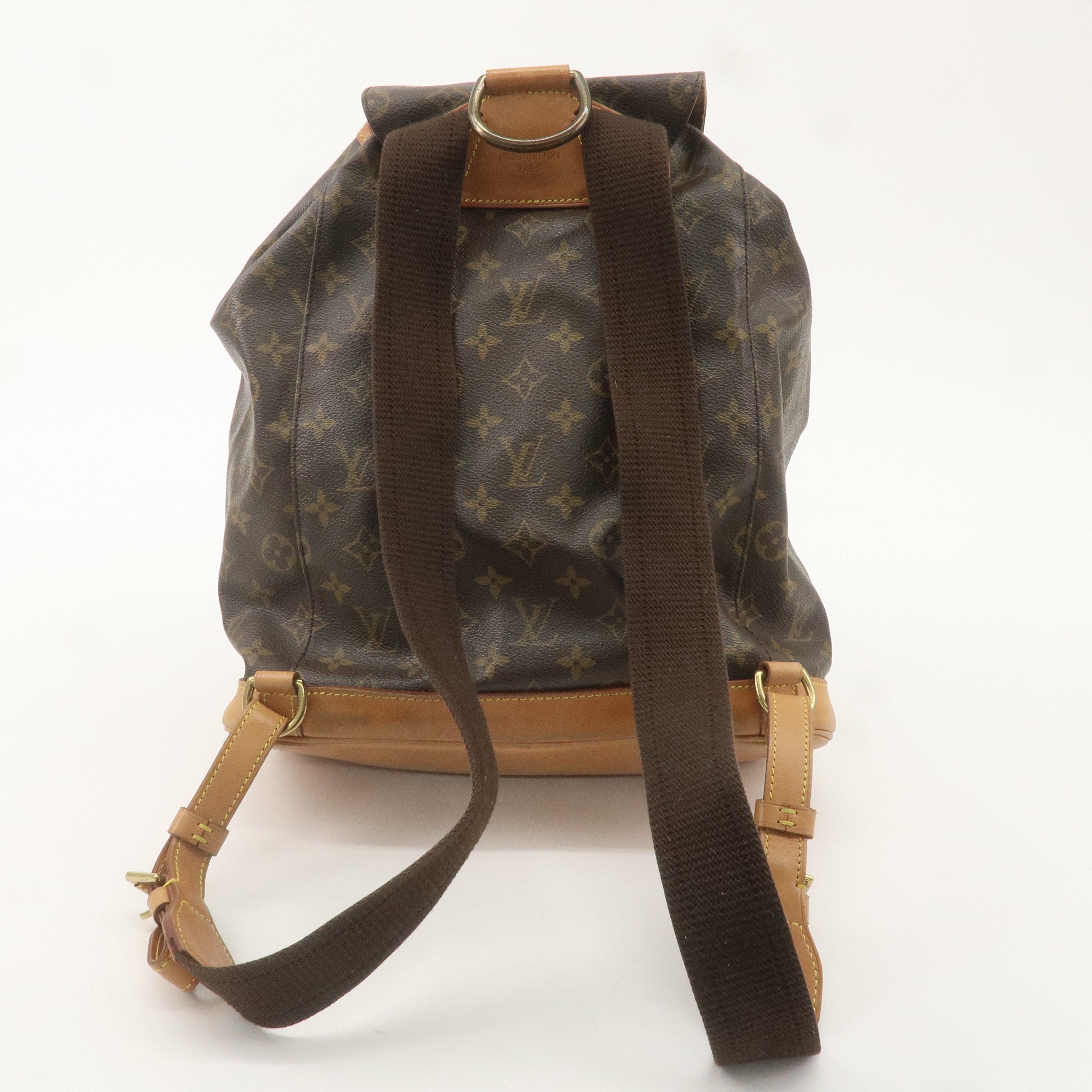 Louis Vuitton Monogram Montsouris GM Back Pack Brown M51135