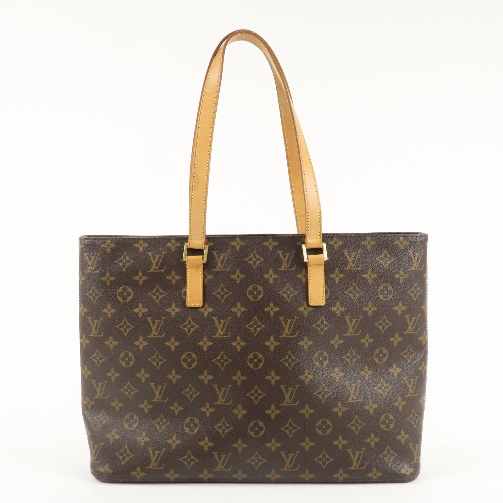 Louis Vuitton Monogram Luco Tote Bag Shoulder Bag Brown M51155