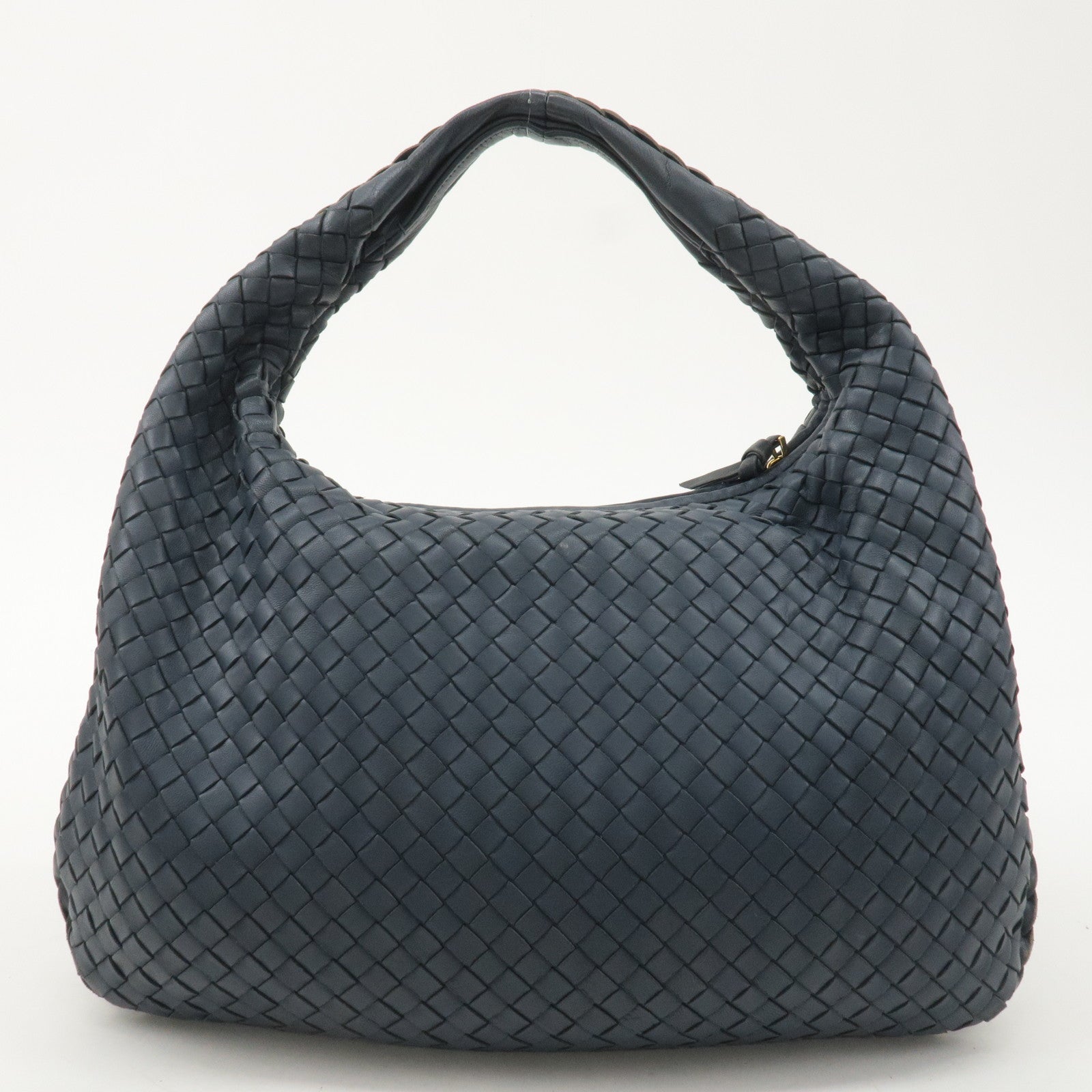 BOTTEGA VENETA Hobo Intrecciato Leather Shoulder Bag 115653