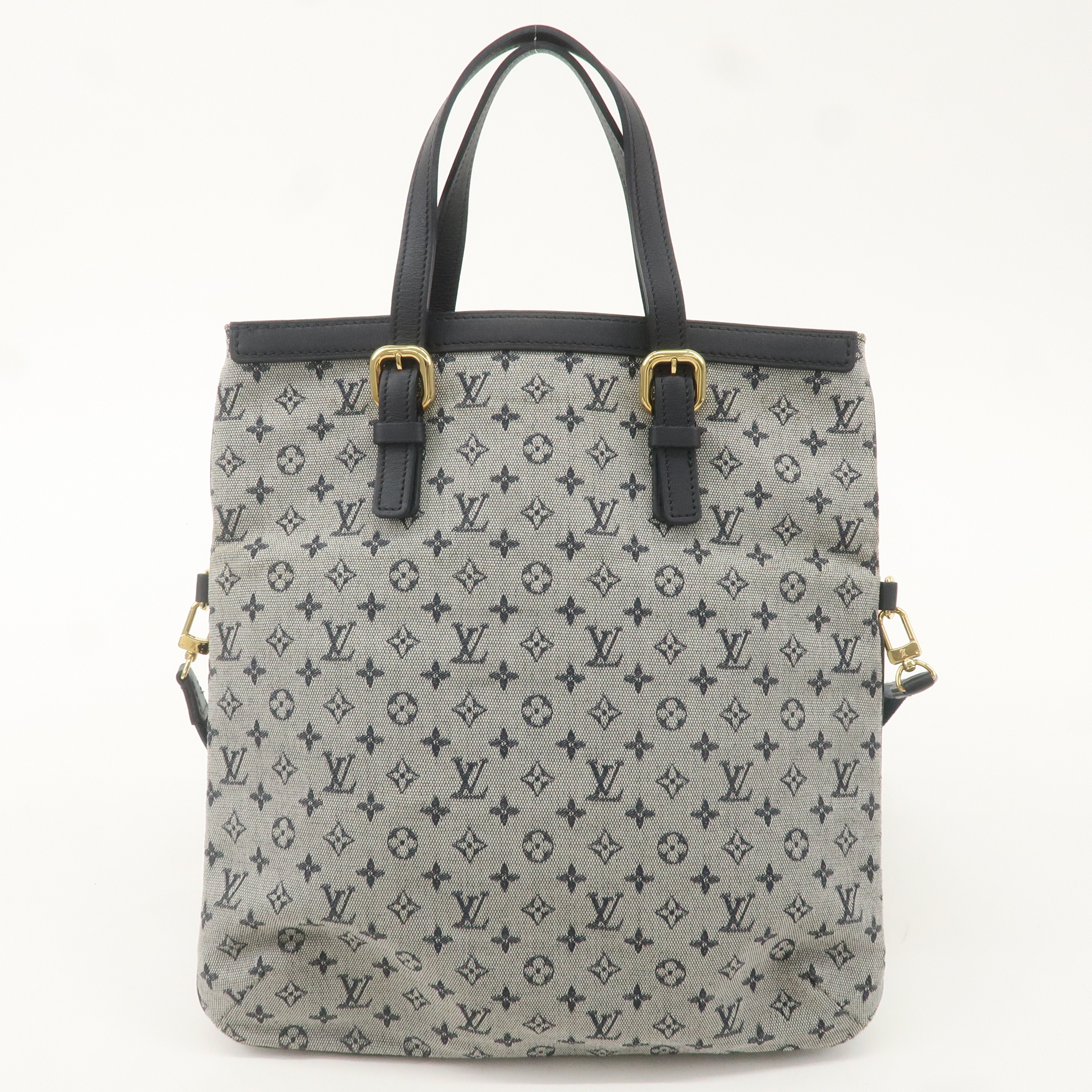 Louis Vuitton Monogram Mini Francoise Shoulder Bag Blue M92208