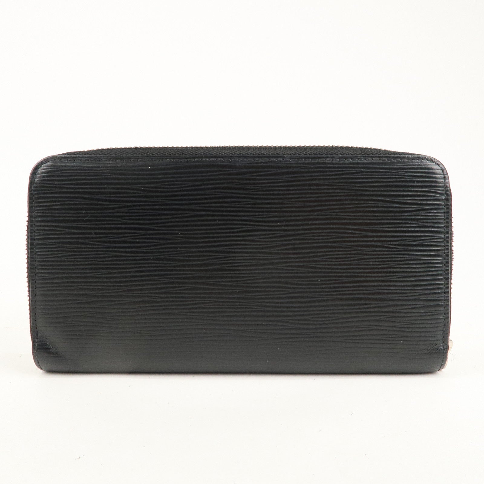 Louis Vuitton Epi Zippy Wallet Zip Round Long Wallet Black M61857