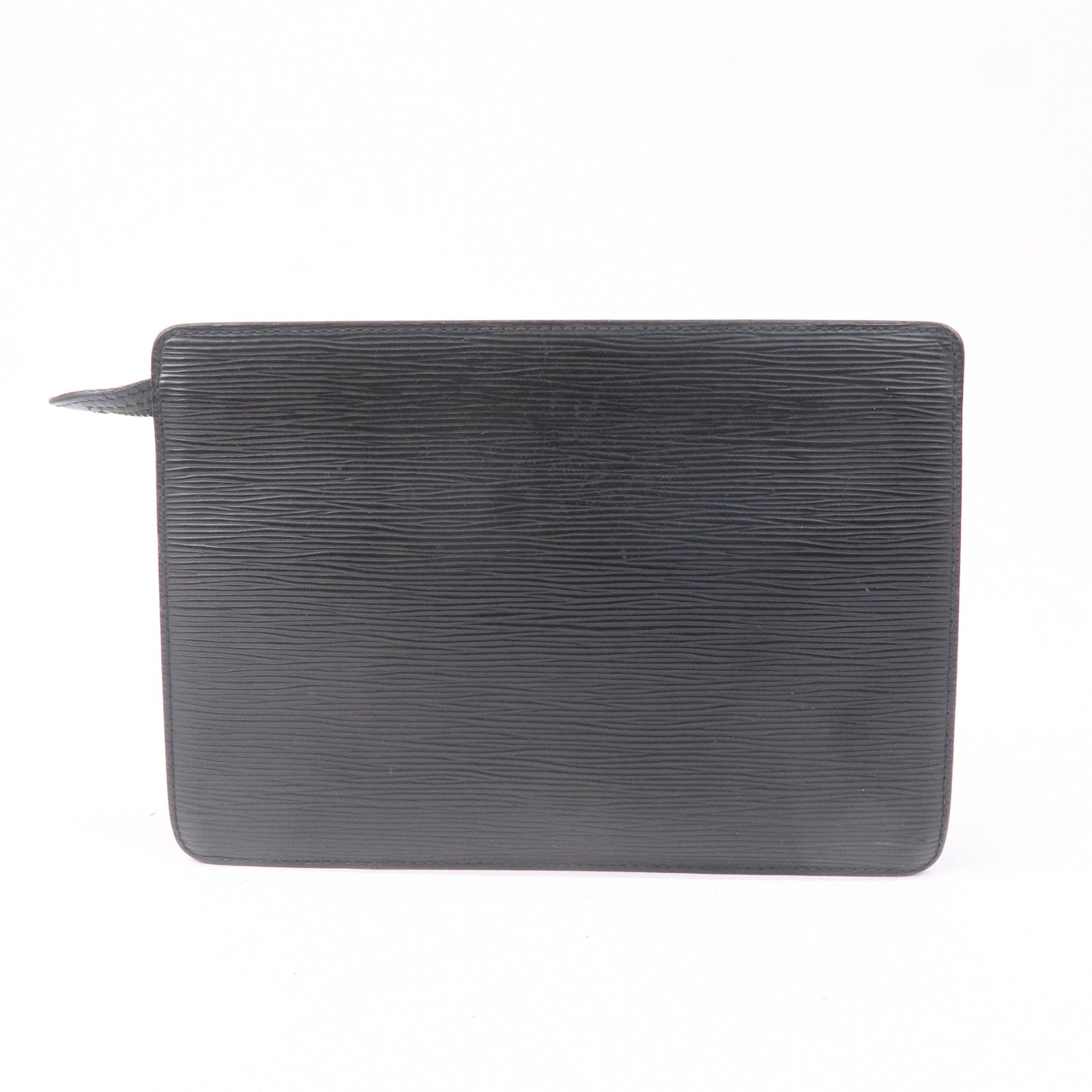 Louis Vuitton Epi Pochette Homme Clutch Bag Noir Black M52522