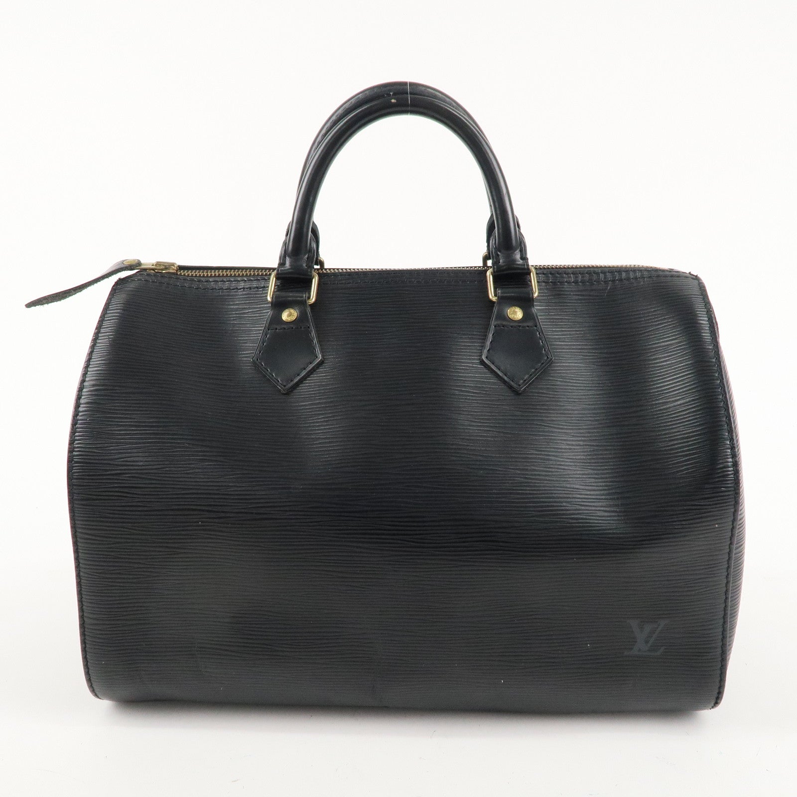 Louis Vuitton Epi Speedy 30 Leather Hand Bag Black Noir M59022