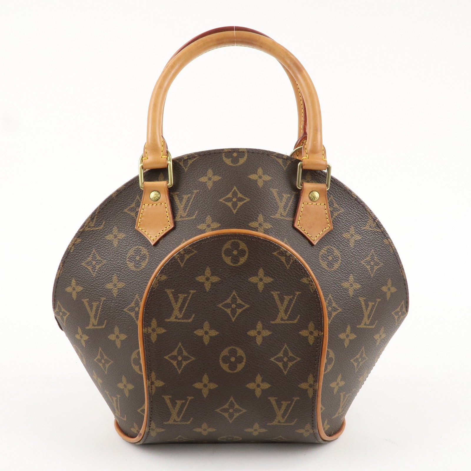 Louis Vuitton Monogram Ellipse PM Hand Bag Brown M51127