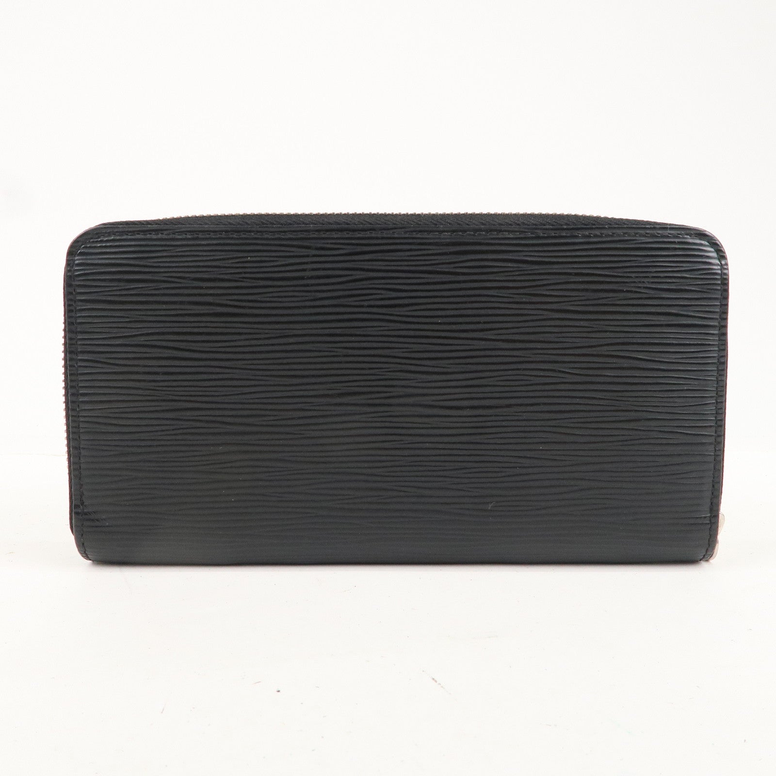 Louis Vuitton Epi Zippy Wallet Zip Round Long Wallet Black M61857