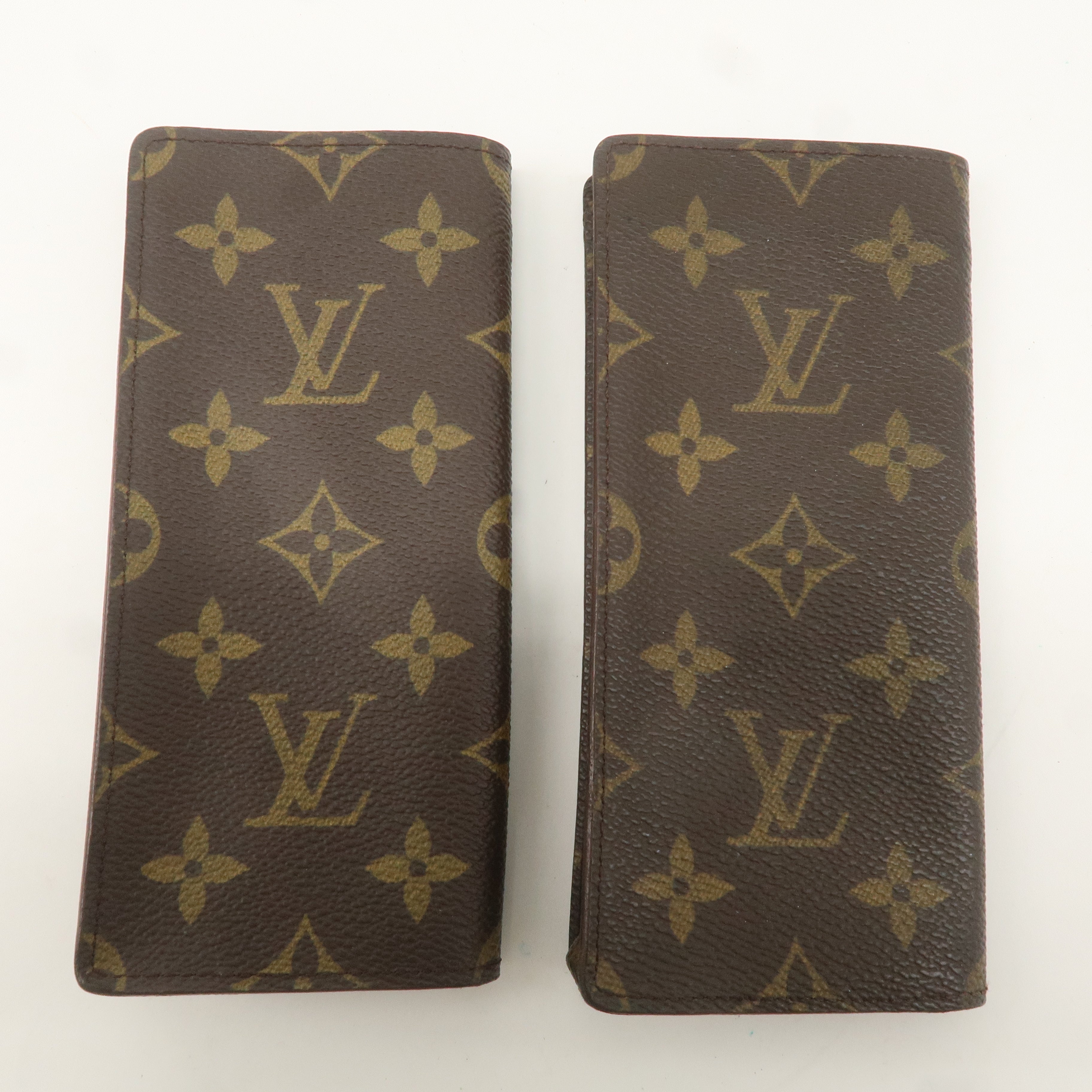 Louis Vuitton Monogram Set of2 Etui a lunettes Glasses Case M62962