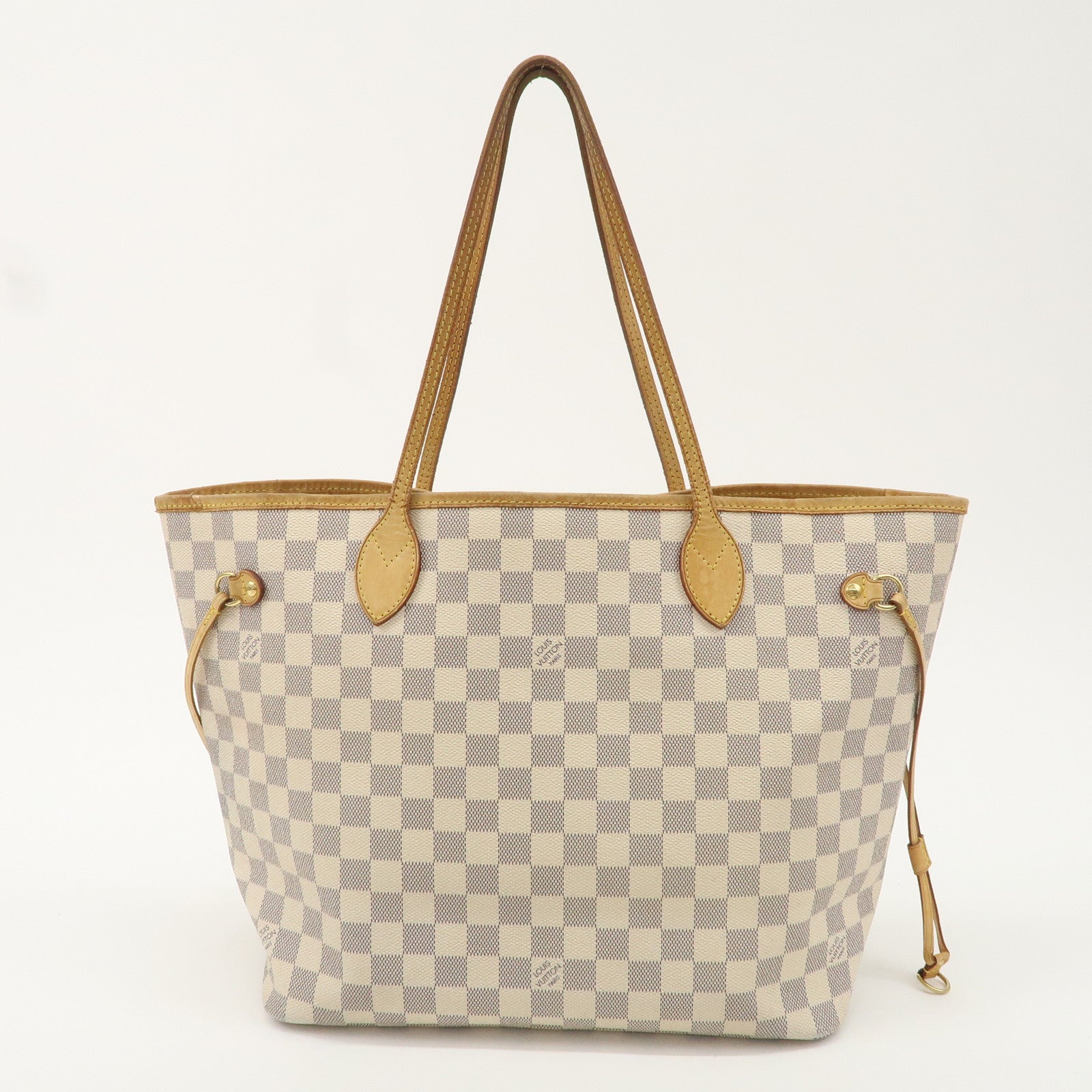 Louis Vuitton Damier Azur Neverfull MM Tote Bag N51107