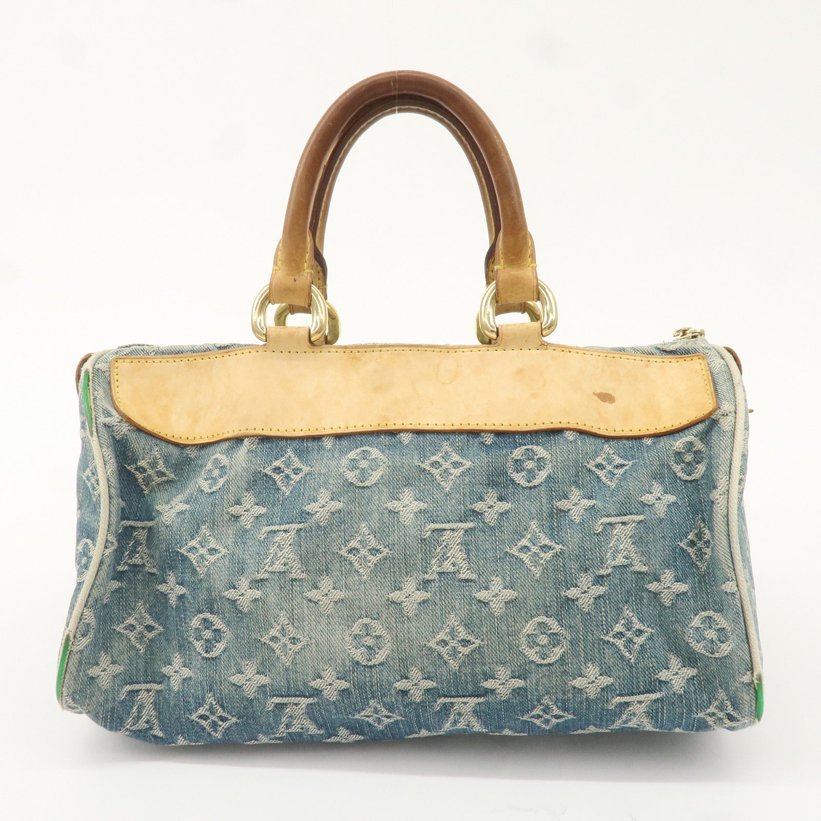 Louis Vuitton Monogram Denim Neo Speedy Boston Bag Blue M95019