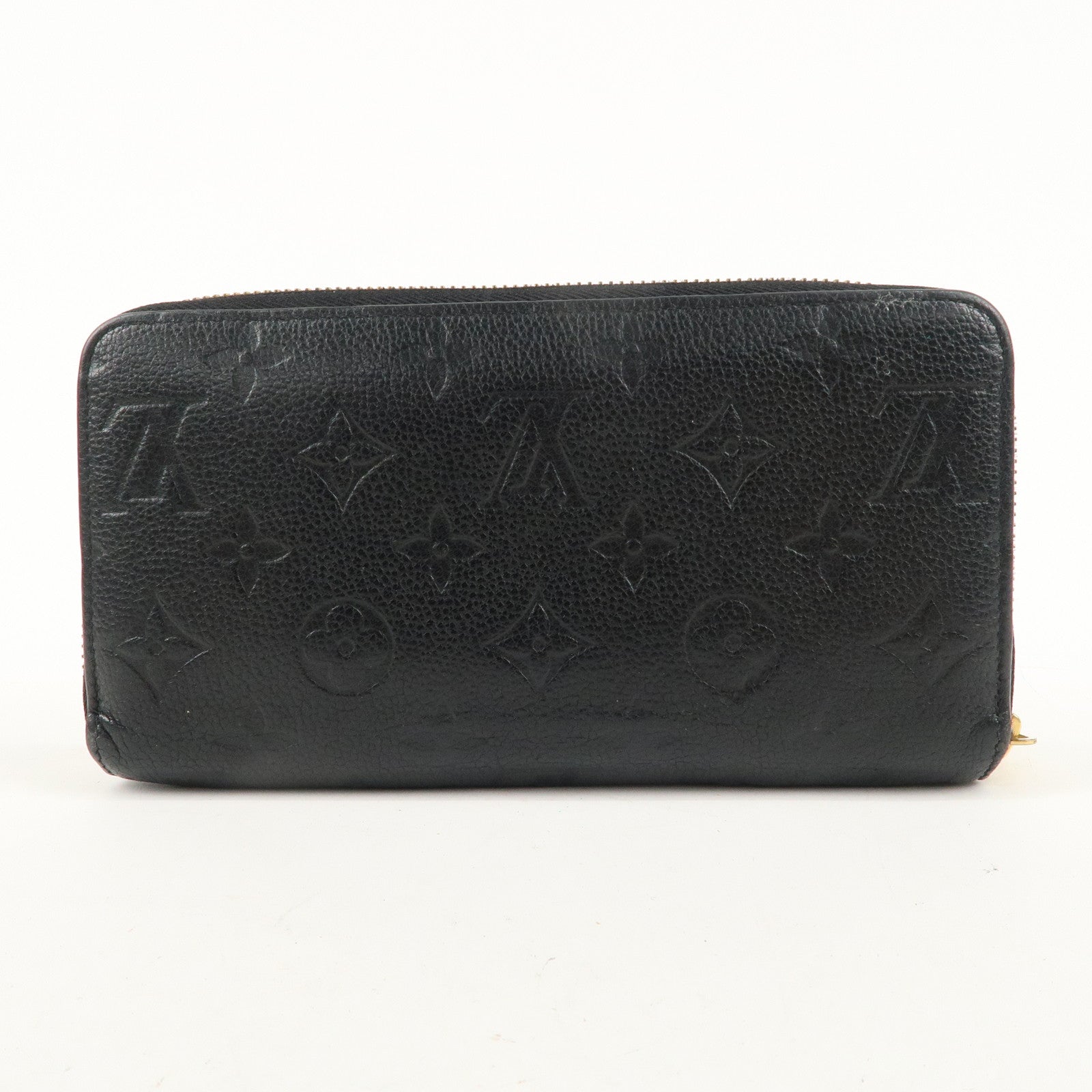 Louis Vuitton Monogram Empreinte Zippy Wallet Noir M61864