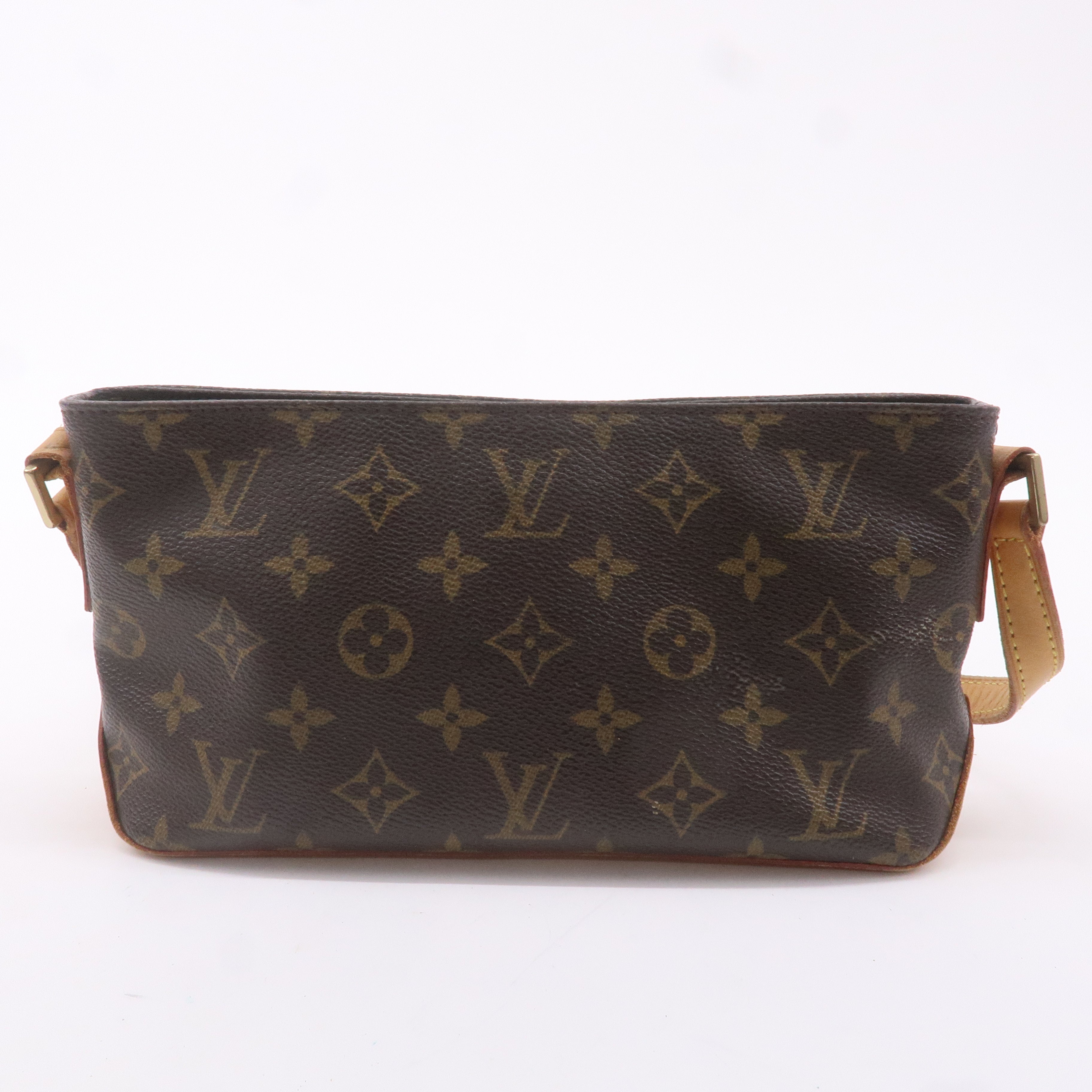 Louis Vuitton Monogram Trotteur Shoulder Bag Brown M51240