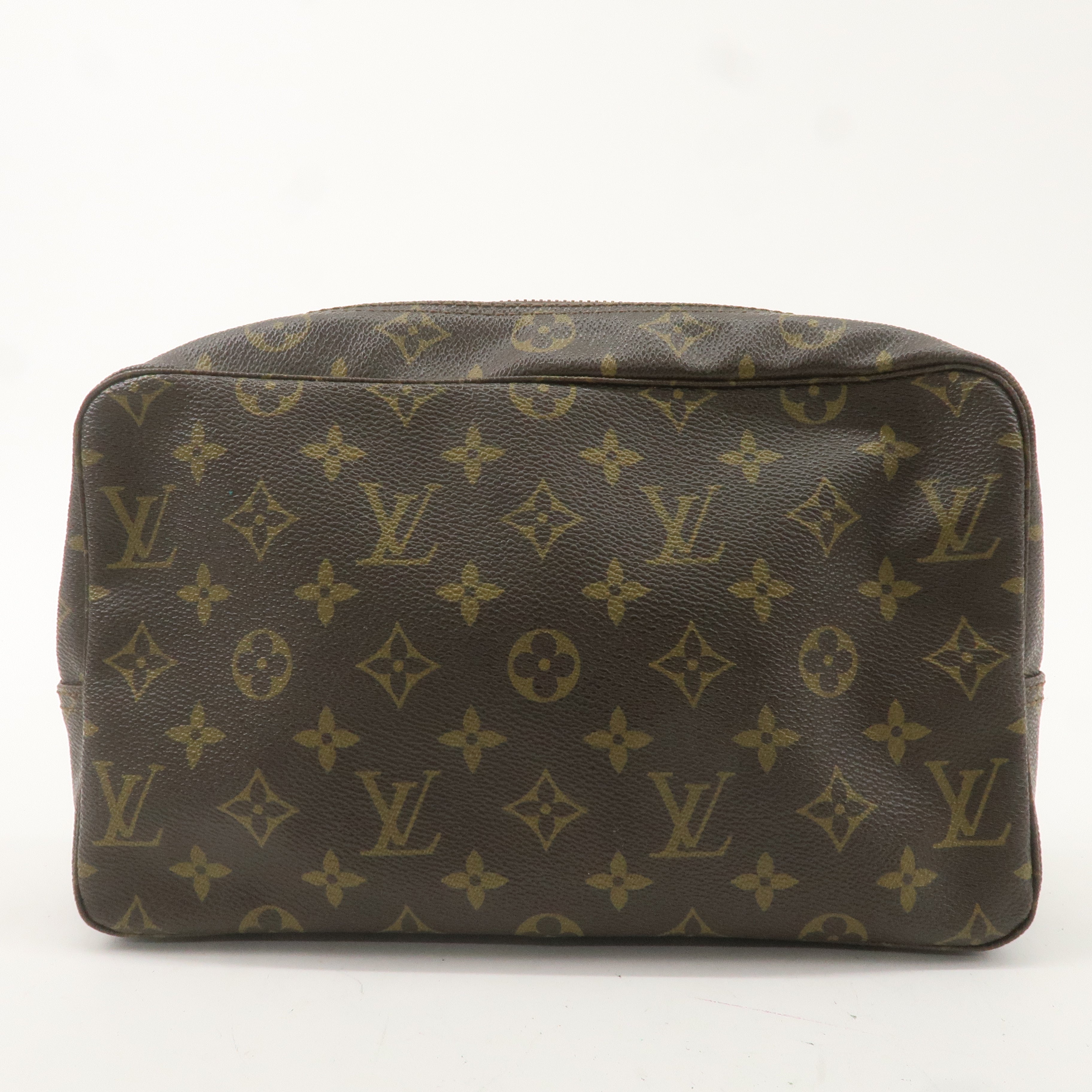 Louis Vuitton Monogram Trousse Toilette 28 Pouch Brown M47522