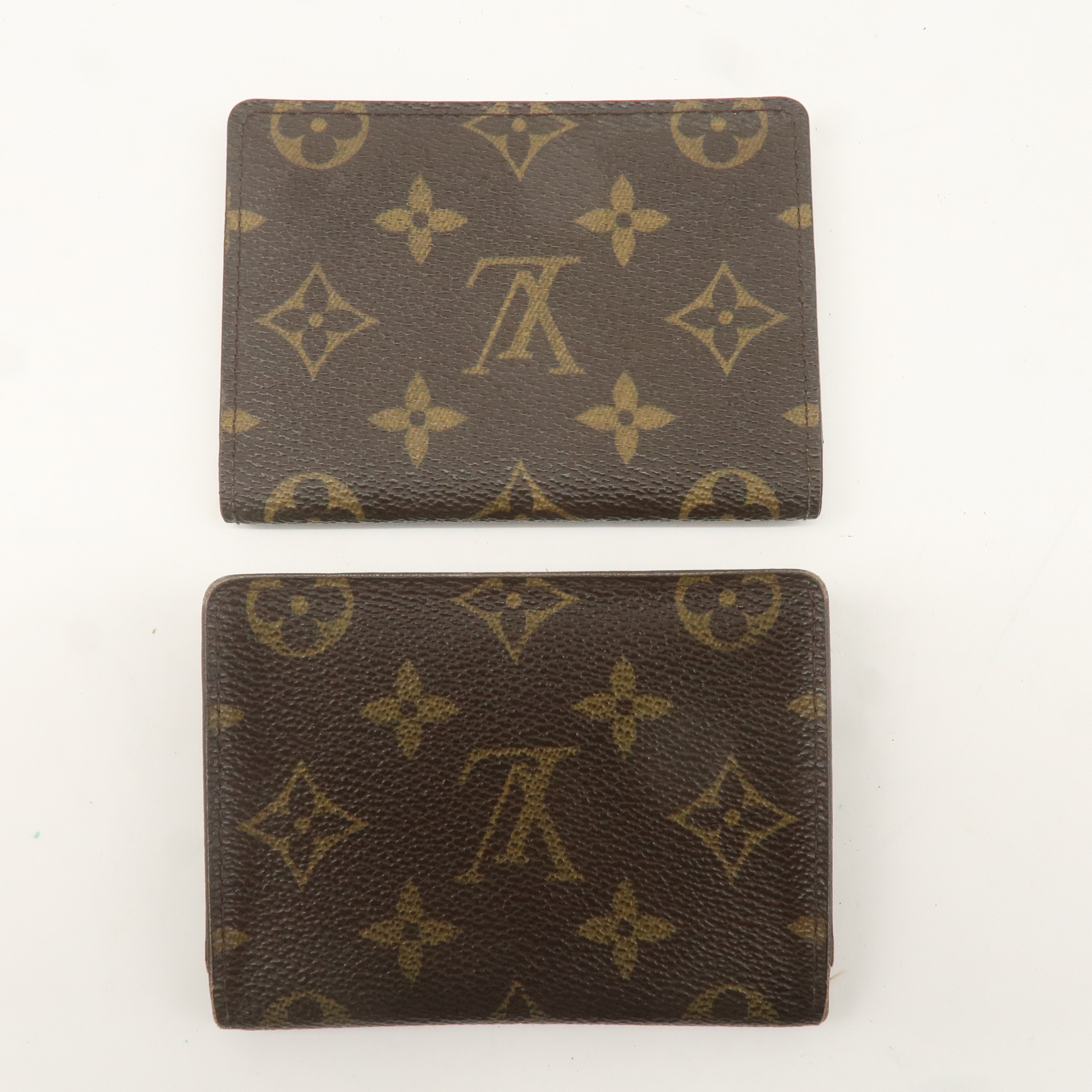 Louis Vuitton Mono Set of 2 Porto 2 Cult Vertical Card Case M60533