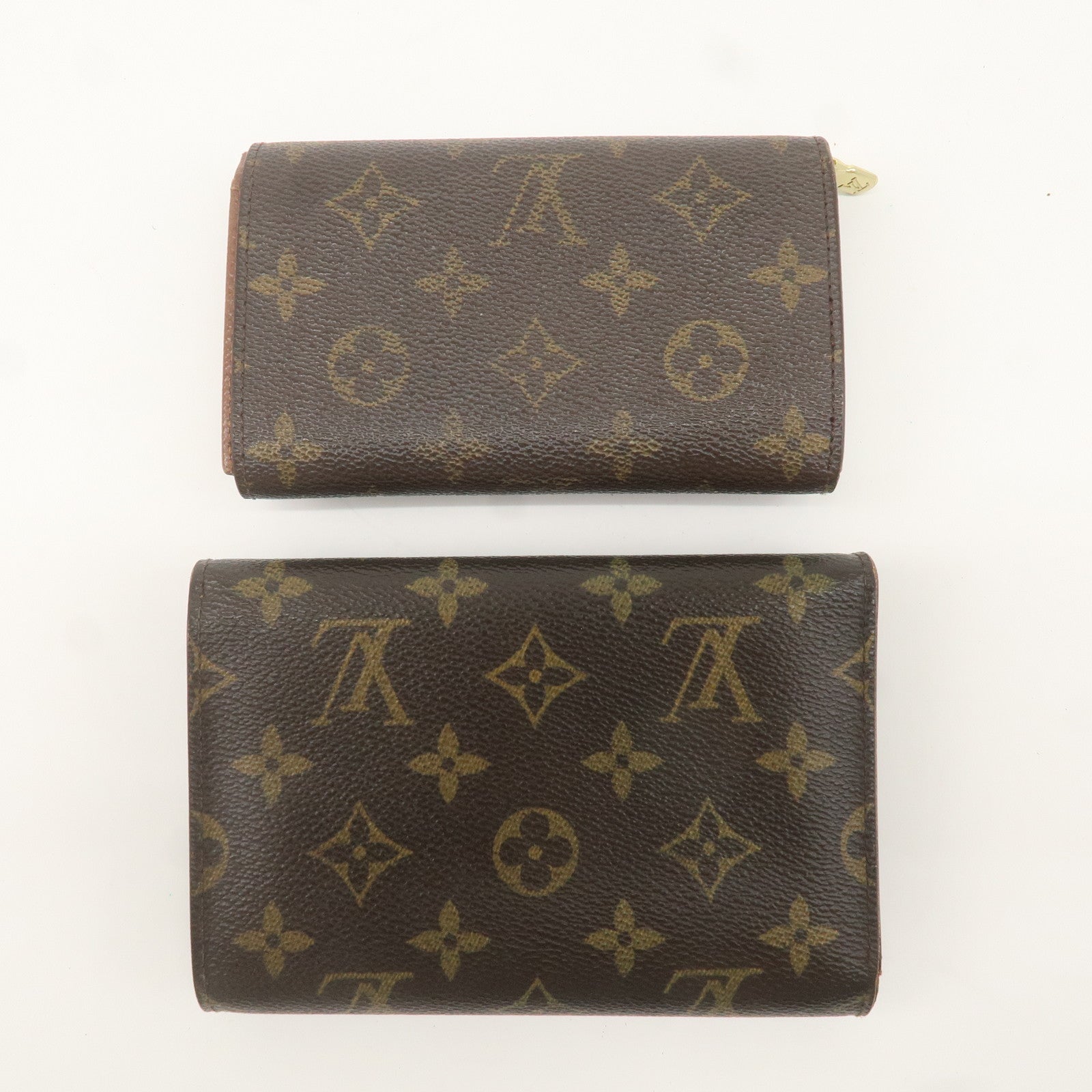 Louia Vuirron Monogram Set of 2 Wallet Brown M61202 M61730