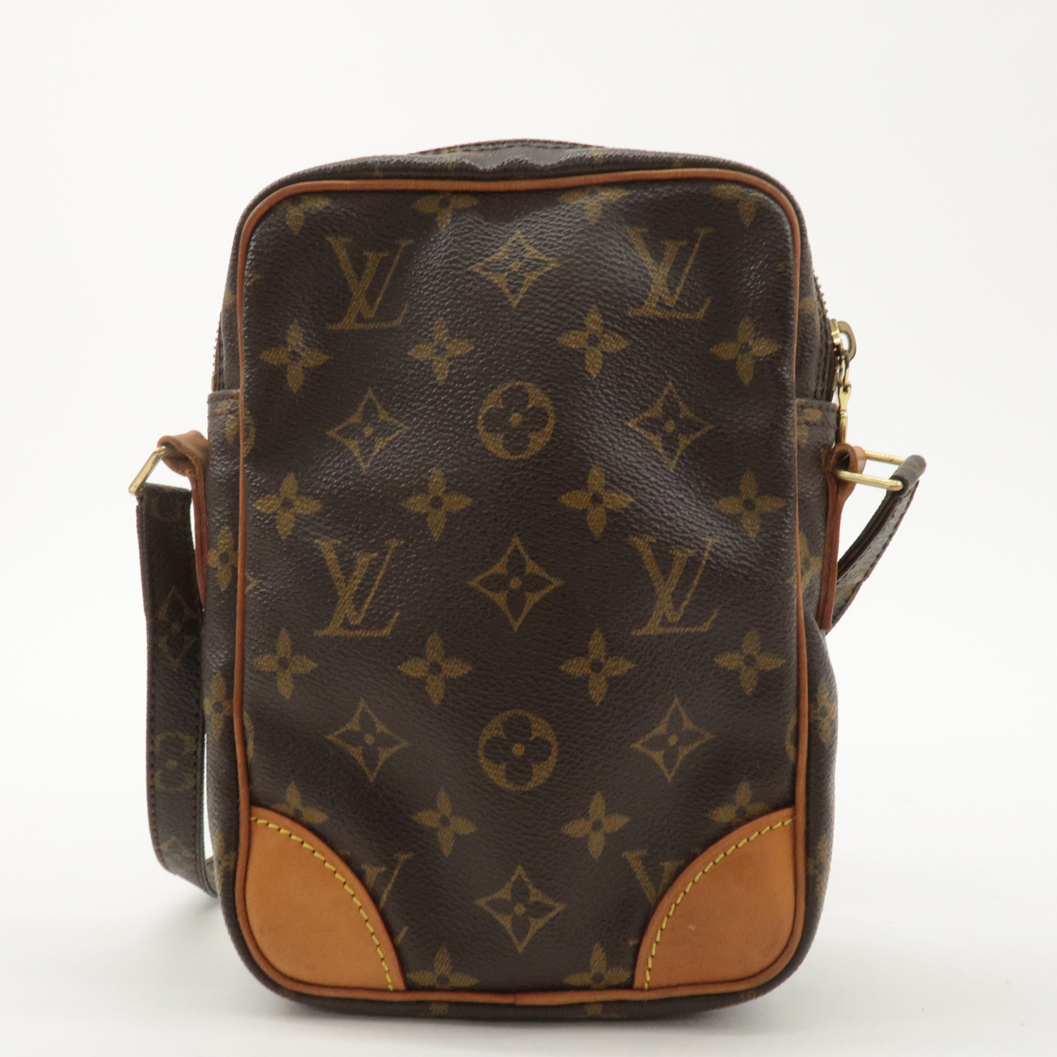 Louis Vuitton Monogram Danube Shoulder Bag Brown M45266