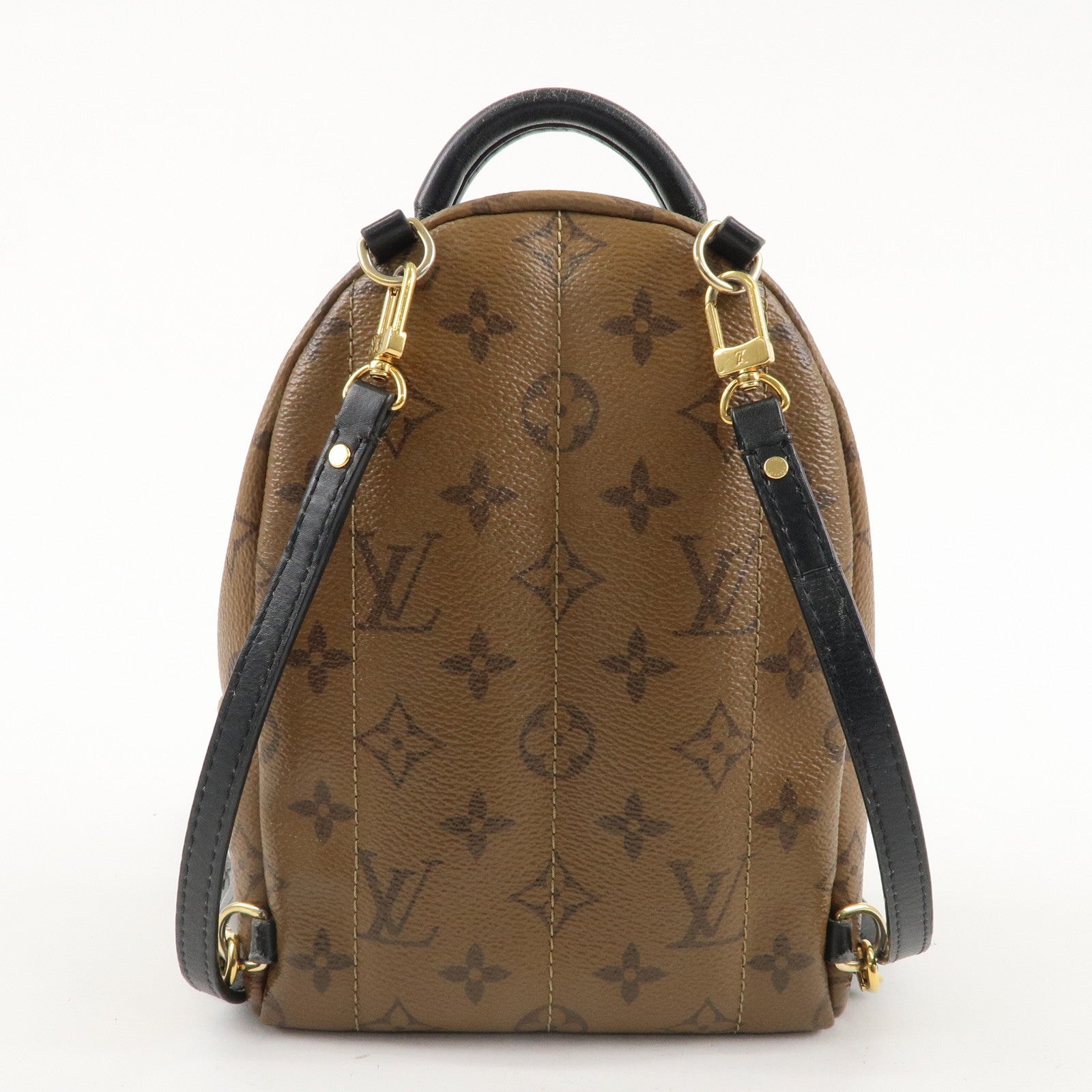 Louis Vuitton Monogram Reverse Palm Springs MINI Back Pack M44872