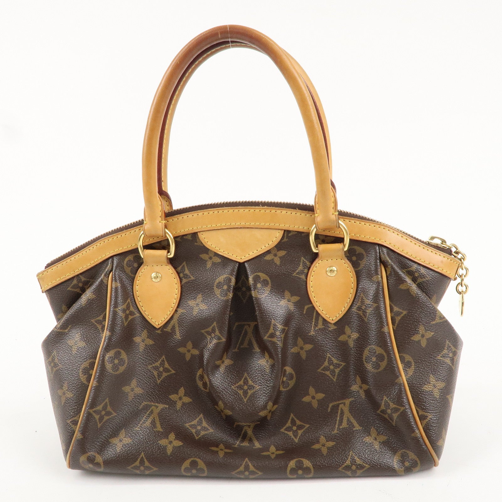 Louis Vuitton Monogram Tivoli PM Hand Bag Brown M40143