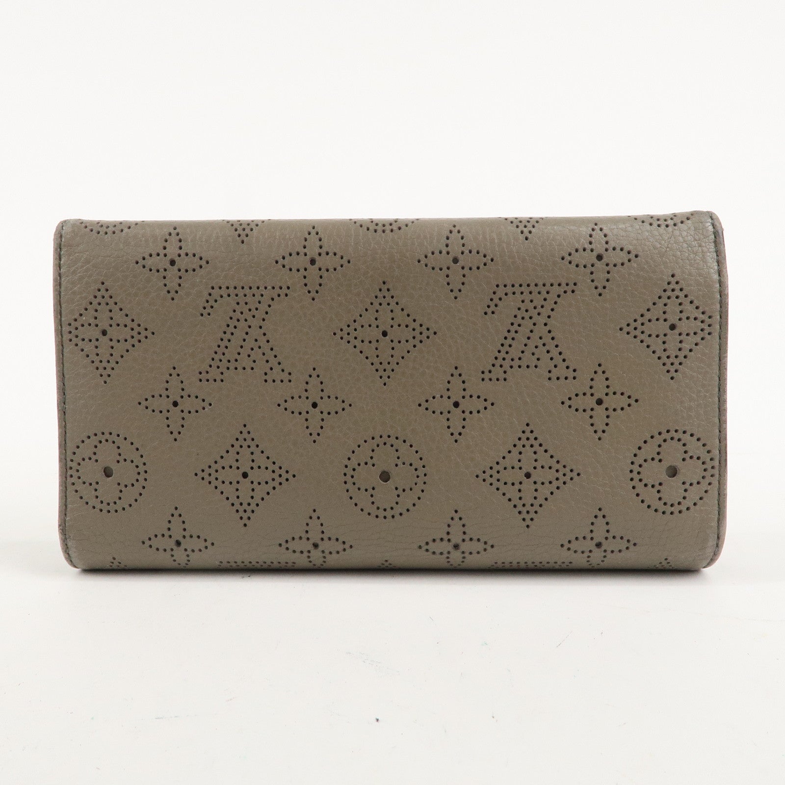 Louis Vuitton Monogram Mahina Portefeuille Amelia Taupe M93761