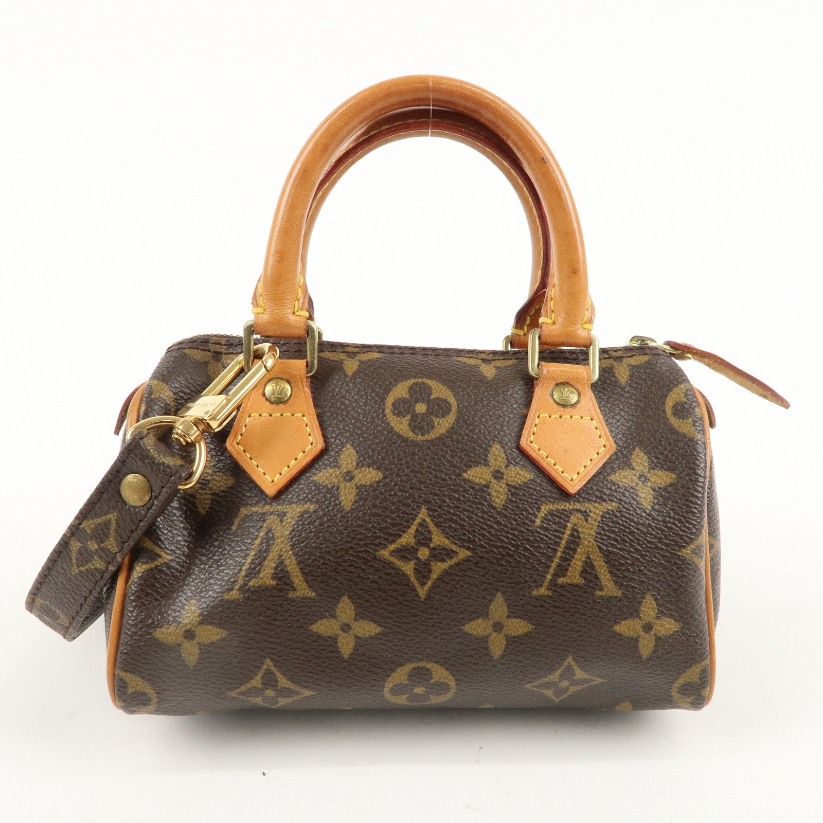 Louis Vuitton Monogram Mini Speedy 
Shoulder Strap M41534/J75010