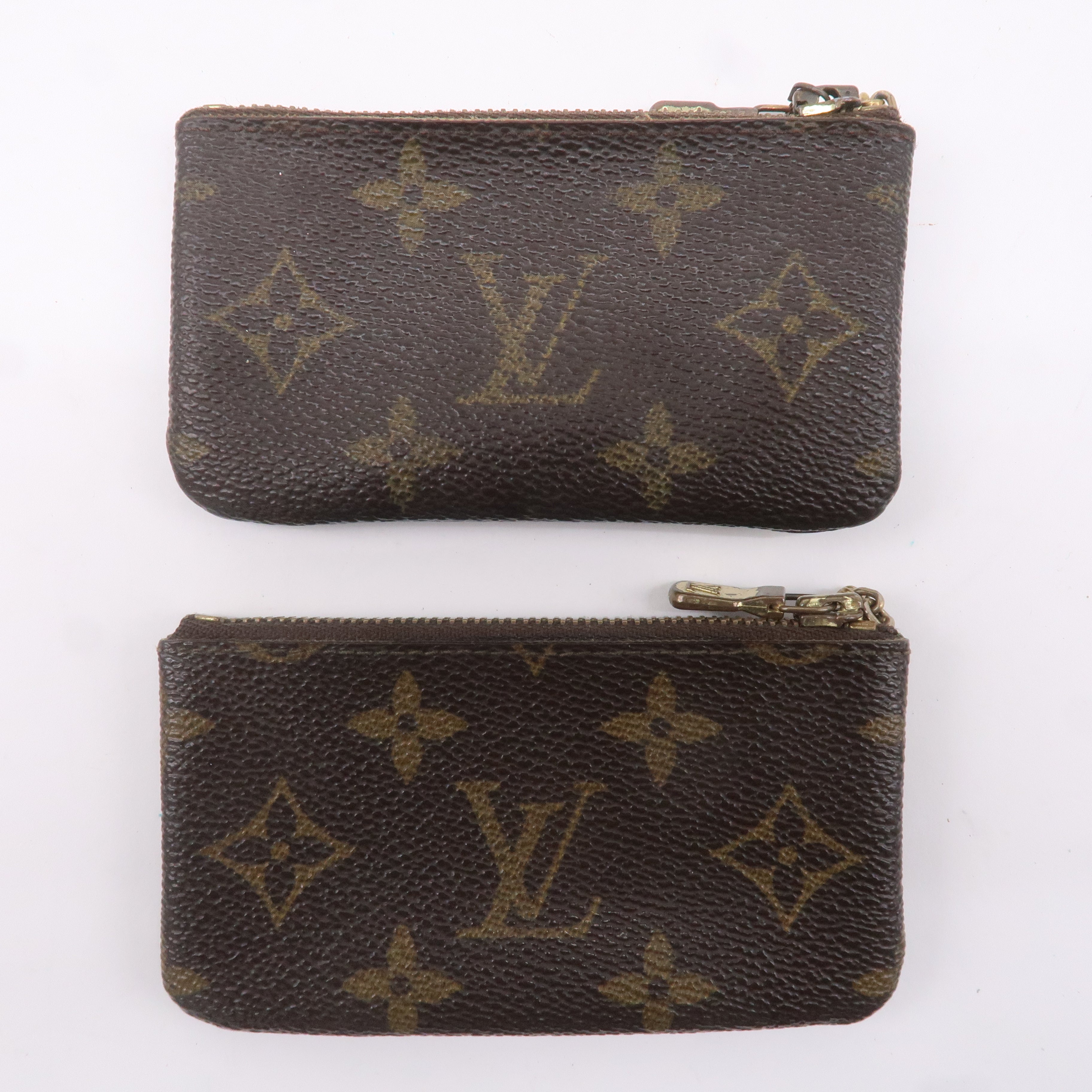 Louis Vuitton Monogram Set of 2 Pochette Cles Coin Case M62650