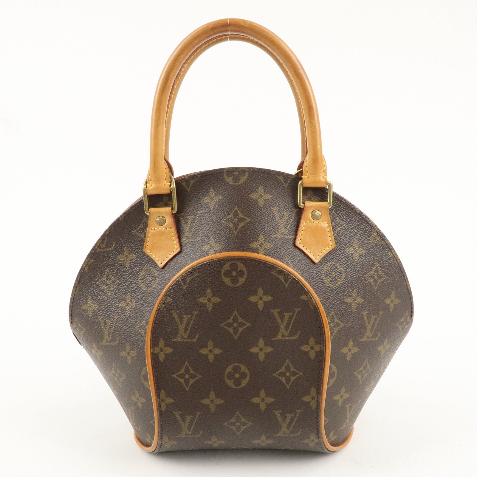 Louis Vuitton Monogram Ellipse PM Hand Bag Brown M51127