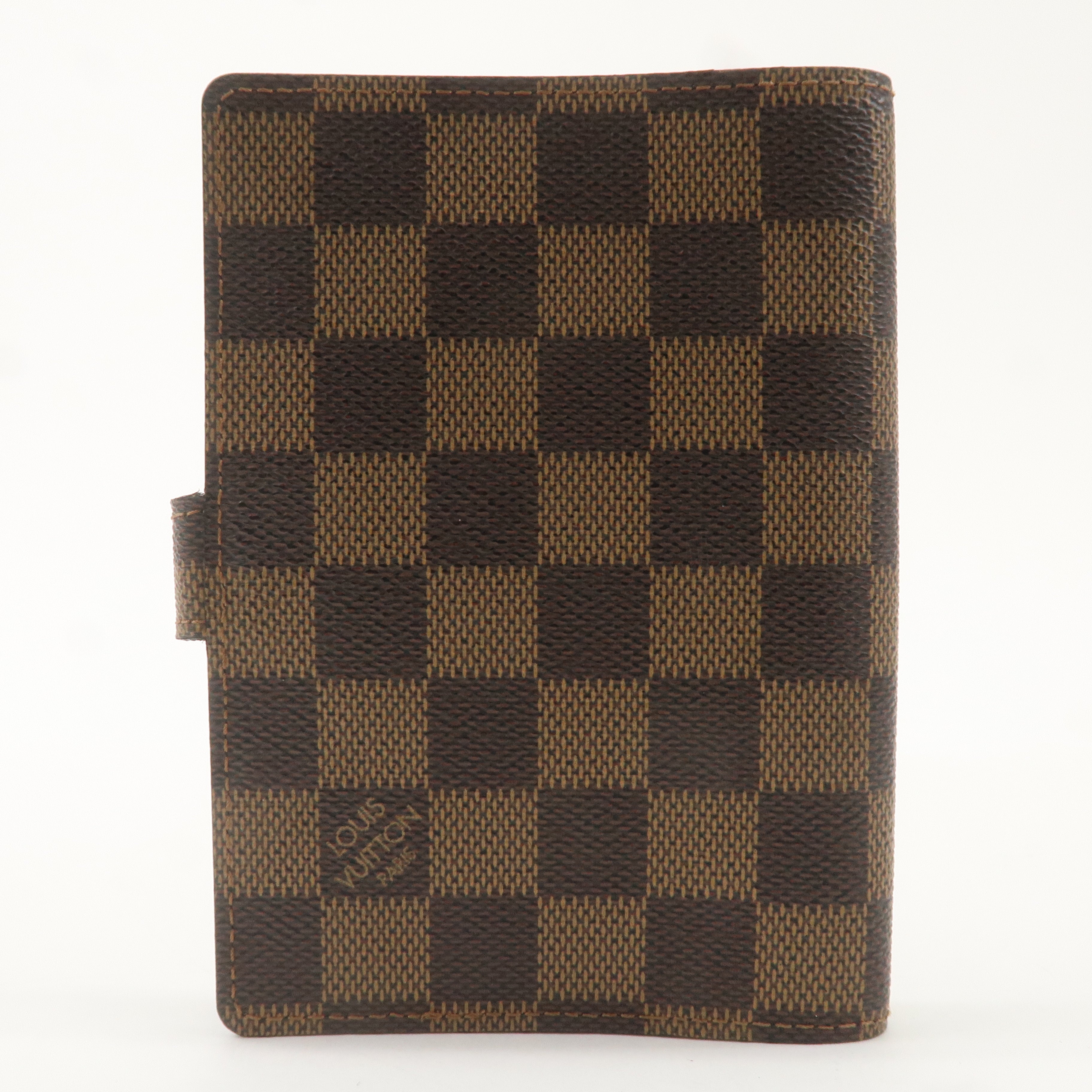 Louis Vuitton Damier Agenda PM Planner Cover Brown R20700