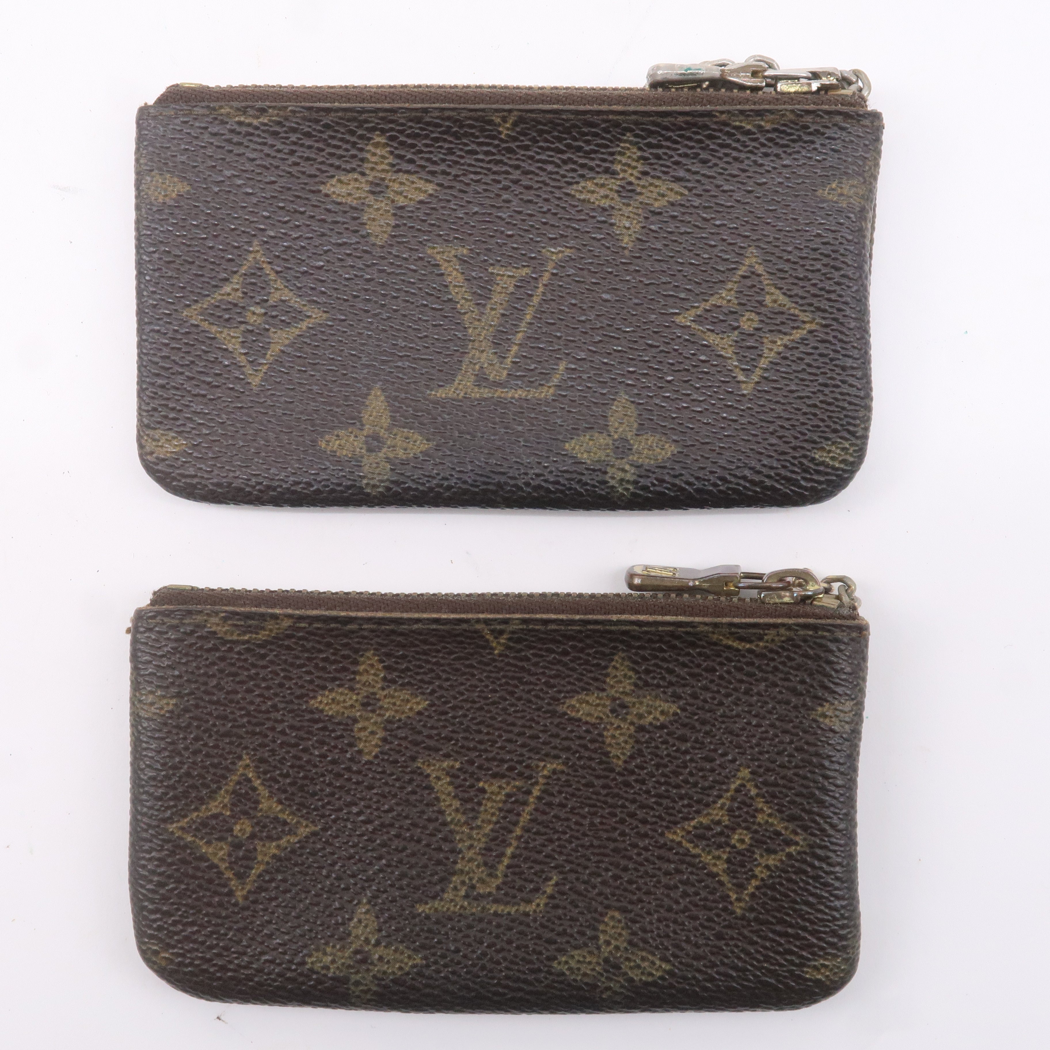 Louis Vuitton Monogram Set of 2 Pochette Cles Coin Case M62650