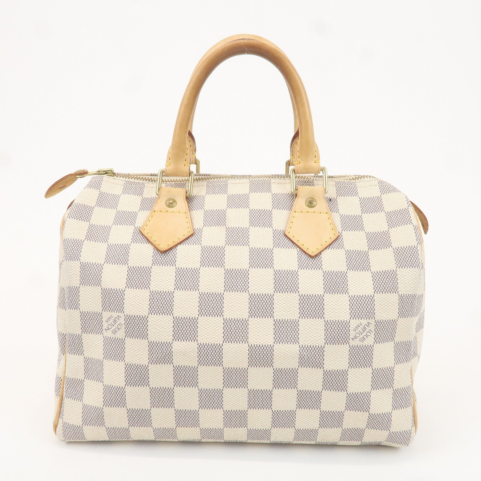 Louis Vuitton Damier Azur Speedy 25 Boston Hand Bag N41534