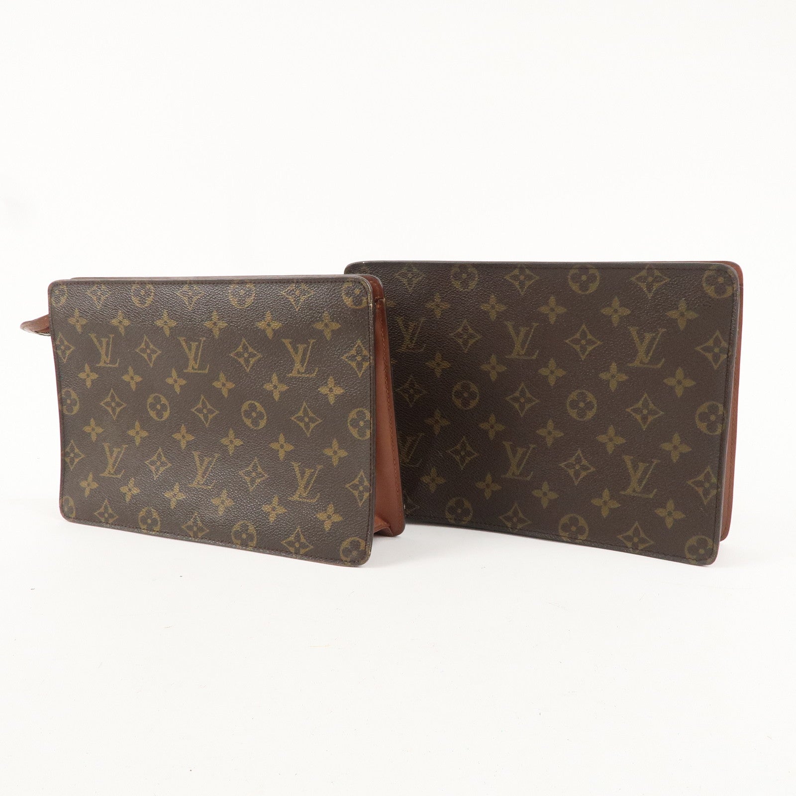 Louis Vuitton Set of 2 Monogram Pochette Homme Clutch Bag M51795