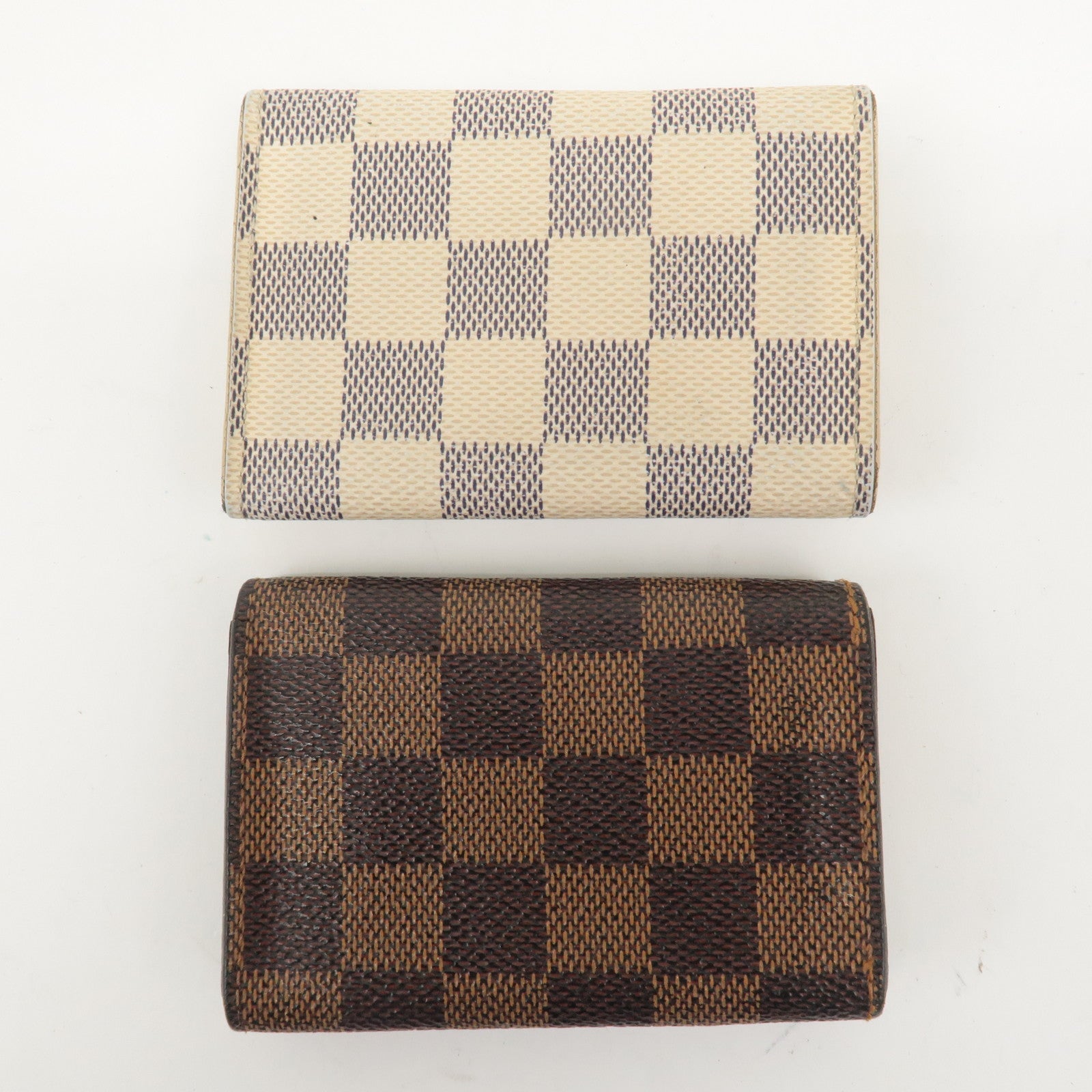 Louis Vuitton Damier Set of 2  Multicles 6 Key Case M62630 N61745