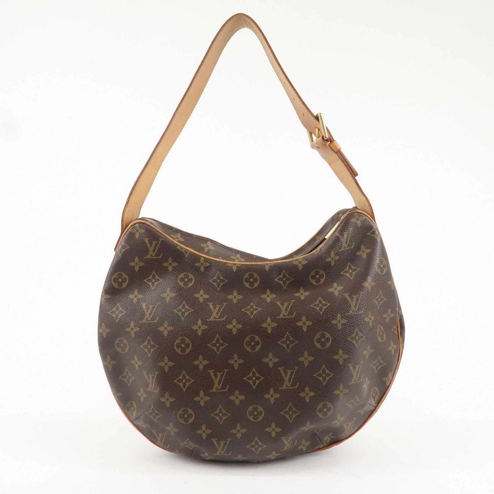 Louis Vuitton Monogram Croissant GM Shoulder Bag Brown M51511