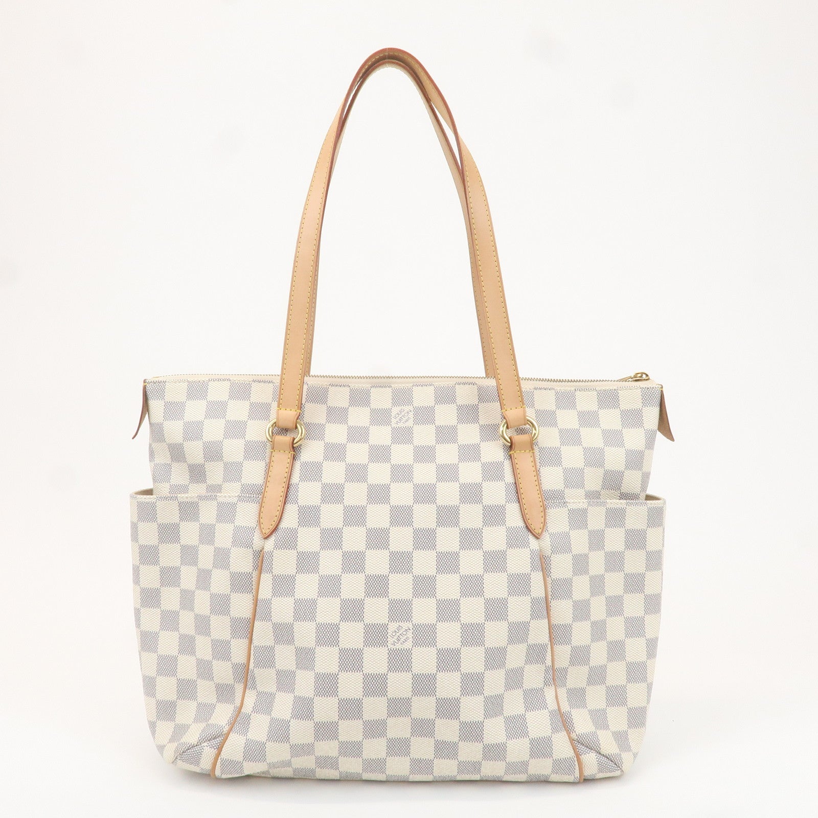 Louis Vuitton Damier Azur Totally MM Tote Bag Shoulder Bag N51261